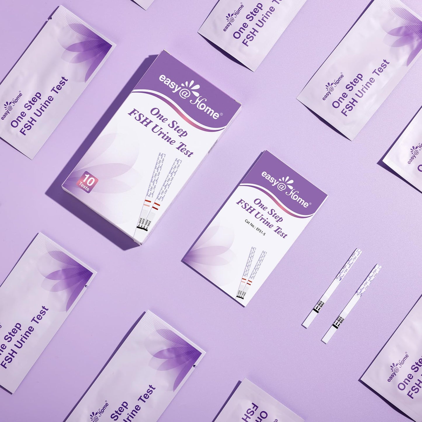Easy@Home FSH Test Kit: 10 FSH Test Strips for Women – Track Hormone Levels and Support Fertility Planning at Home