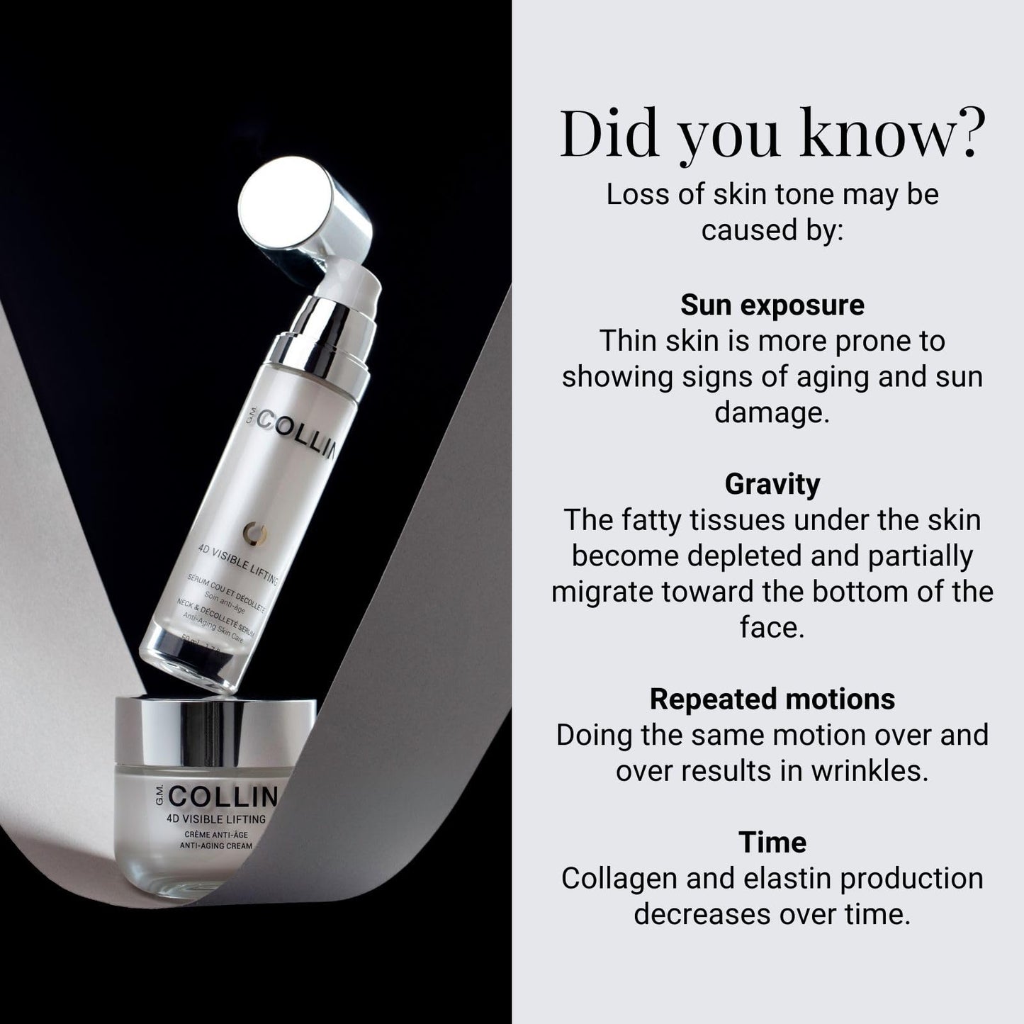 G.M. COLLIN 4D Visible Lifting Cream | Anti-Aging Face Moisturizer with Hyaluronic Acid | Helps Reduce the Appearance of Wrinkles and Fine Lines