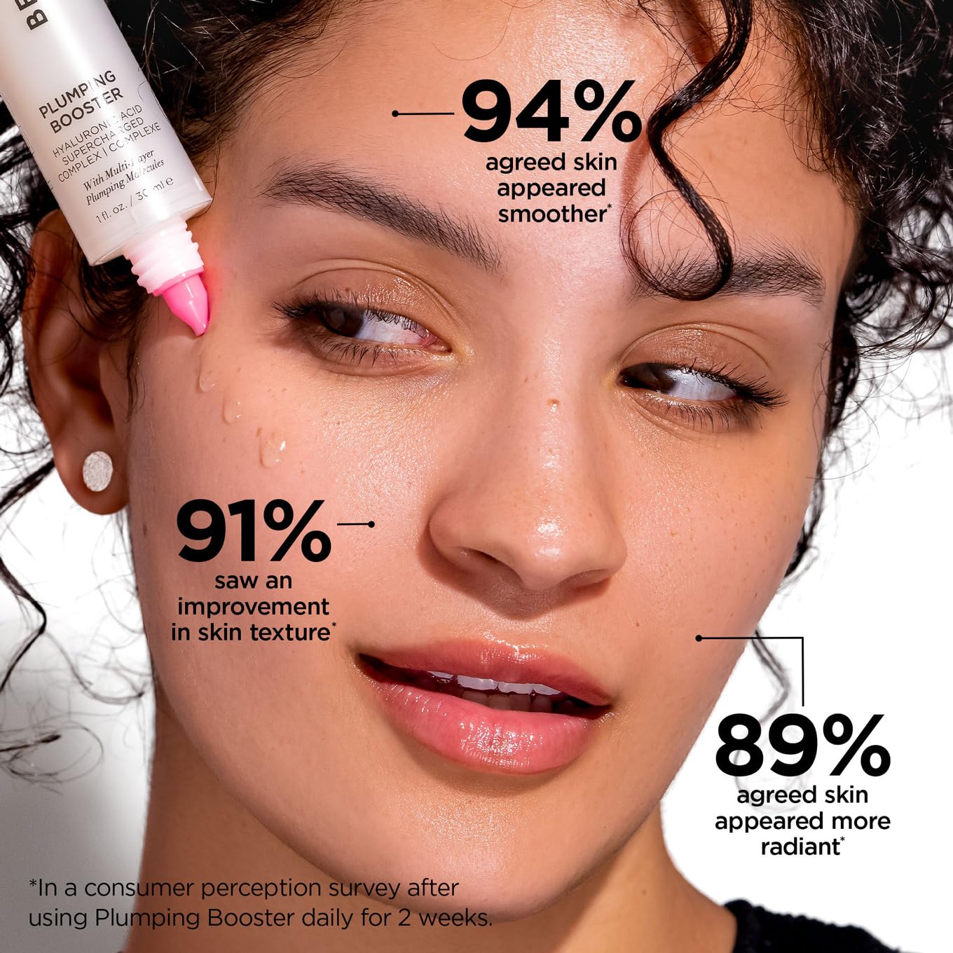 BeautyBio Plumping and Clarifying Boosters.