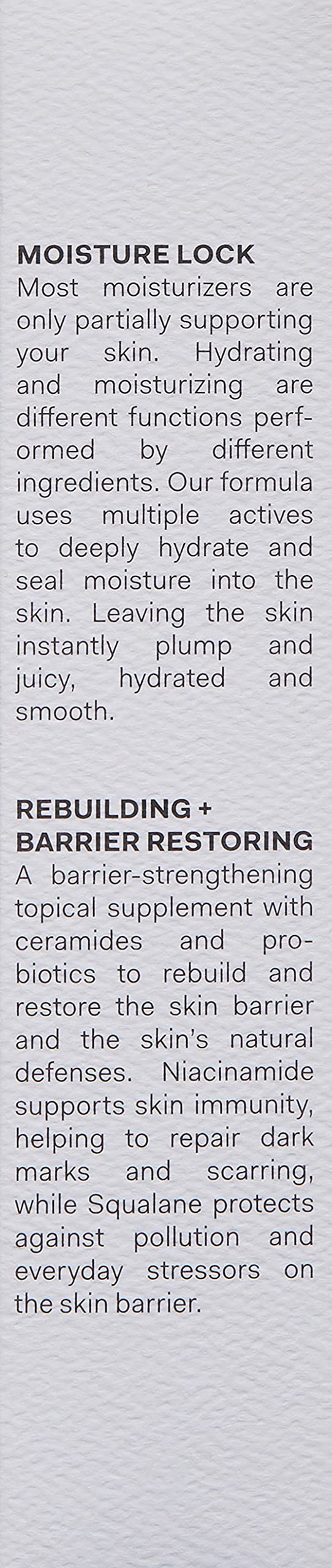 The Nue Co. Barrier Culture Moisturizer - Hydrating Pre & Probiotic Face Cream with Ceramides, Peptides, Niacinamide & Squalane - Vegan & Gluten Free Barrier Moisturizer for All Skin Type | 1.69 fl oz