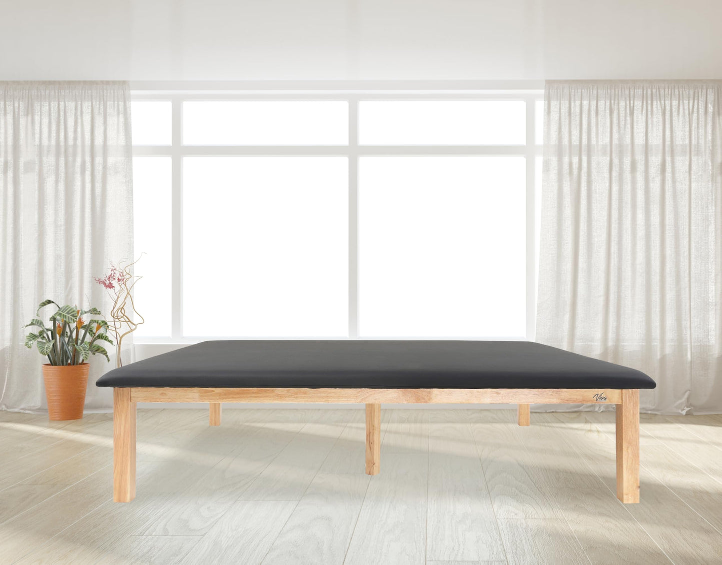 AdirMed Wide Bariatric Mat Table, Physiotherapy Exercise Table for Seniors