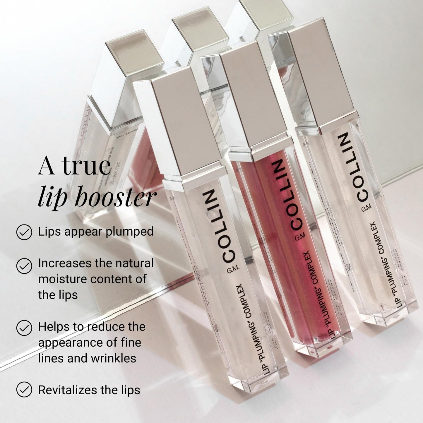 G.M. COLLIN Lip Plumping Complex | Hydrating Lip Gloss for Fuller, Moisturized Lips