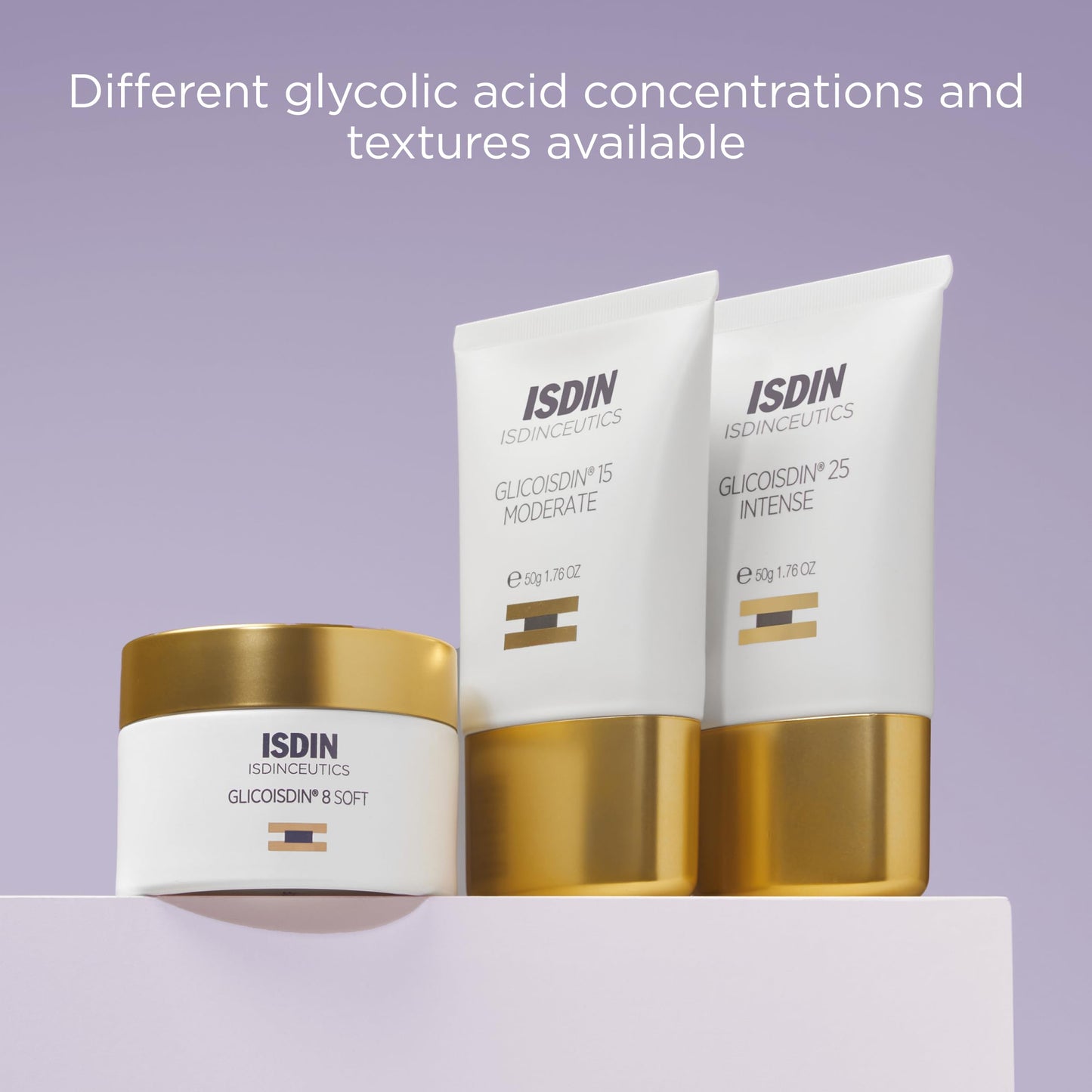 ISDIN Isdinceutics Glicoisdin 8 Soft (1.76 OZ) | Facial Exfoliant Cream with 3.2% Free Glycolic Acid | Smooths Skin Texture | Boosts Hydration