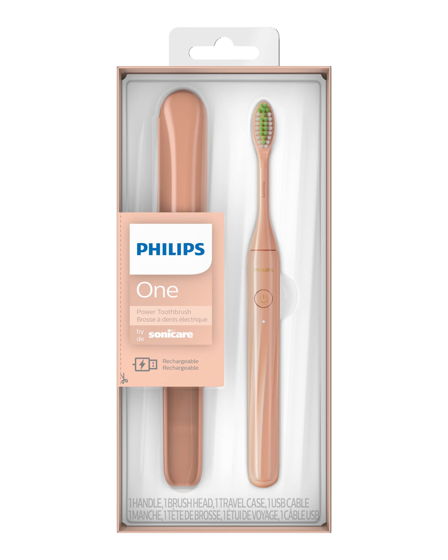 Philips Sonicare One by Sonicare Rechargeable Toothbrush, Shimmer, HY1200/05