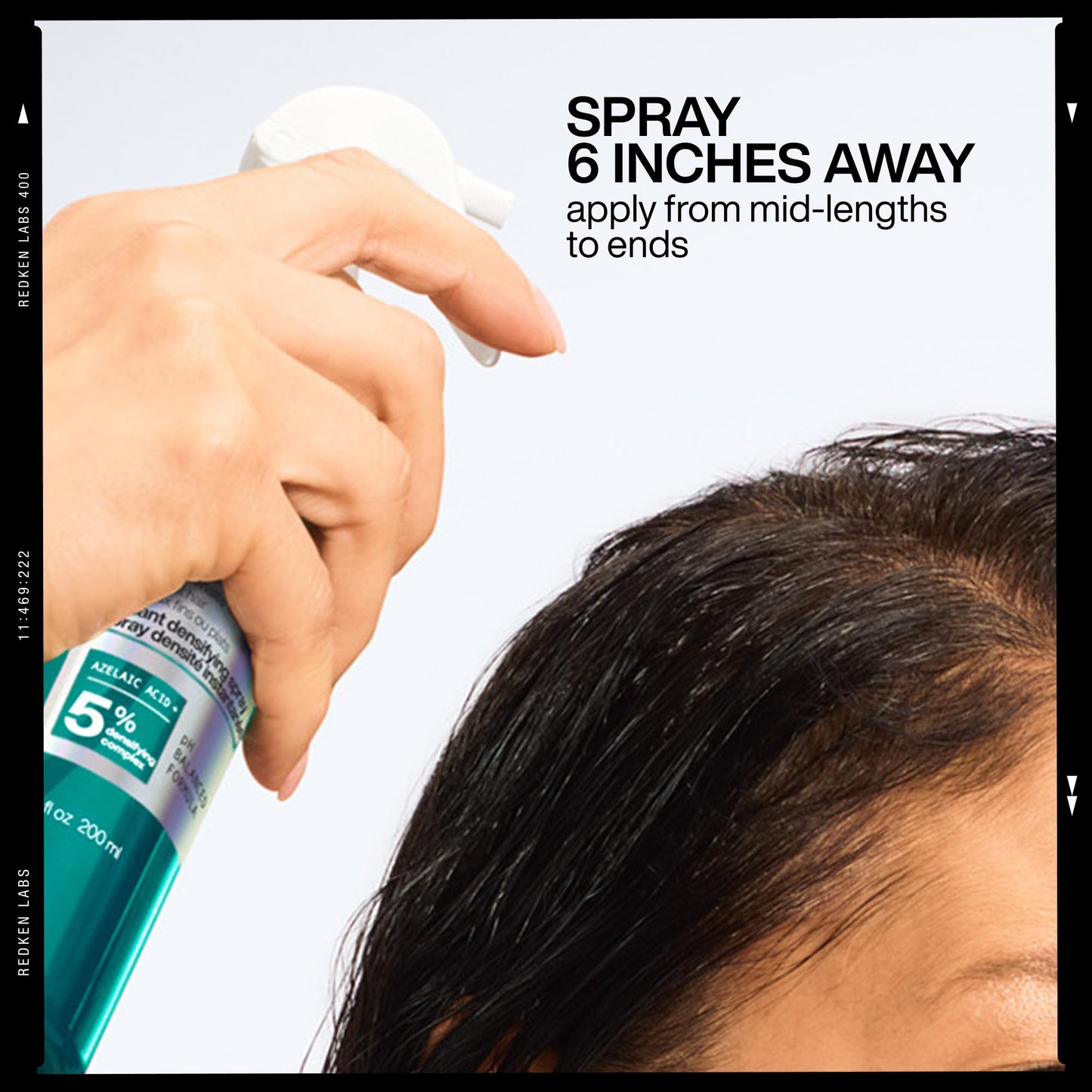 Redken Acidic Grow Full Instant Densifying Spray - Lightweight Root-Lift Hair Spray for Fuller, Thicker-Looking Hair, With Azelaic Acid, Heat Protection up to 450°F