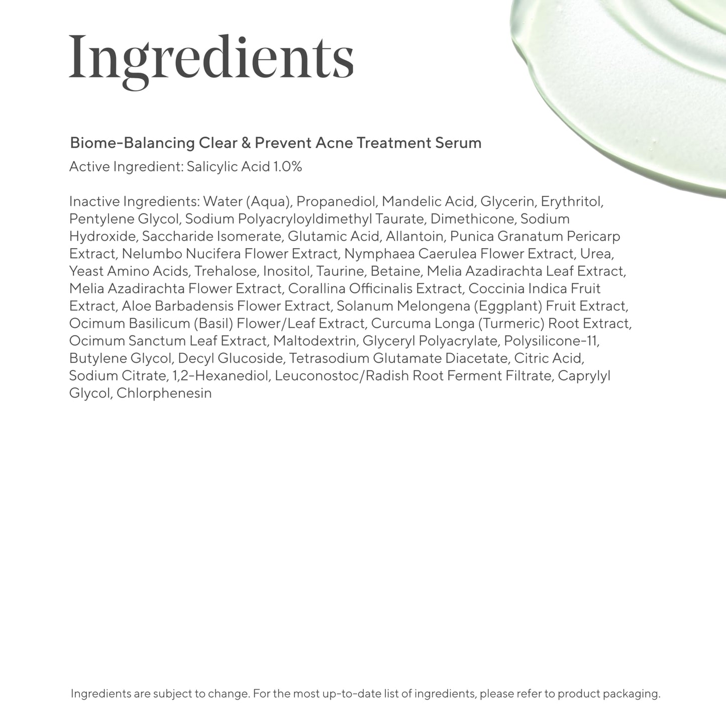 Murad Biome-Balancing Acne Treatment – Salicylic, Mandelic, and Glutamic Acid Serum for Clearing and Preventing Breakouts, Decongesting Pores, and Balancing Skin Microbiome – 1.0 Fl Oz
