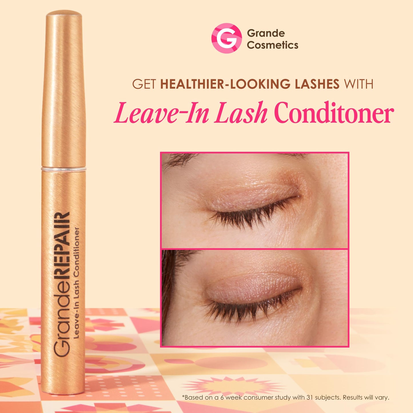 Grande Cosmetics Mini Lash & Brow Lineup - GrandeLASH-MD, GrandeBROW, GrandeREPAIR, for Longer, Thicker-Looking Eyelashes & Fuller, Bolder-Looking Eyebrows, Strengthens, Softens, & Protects