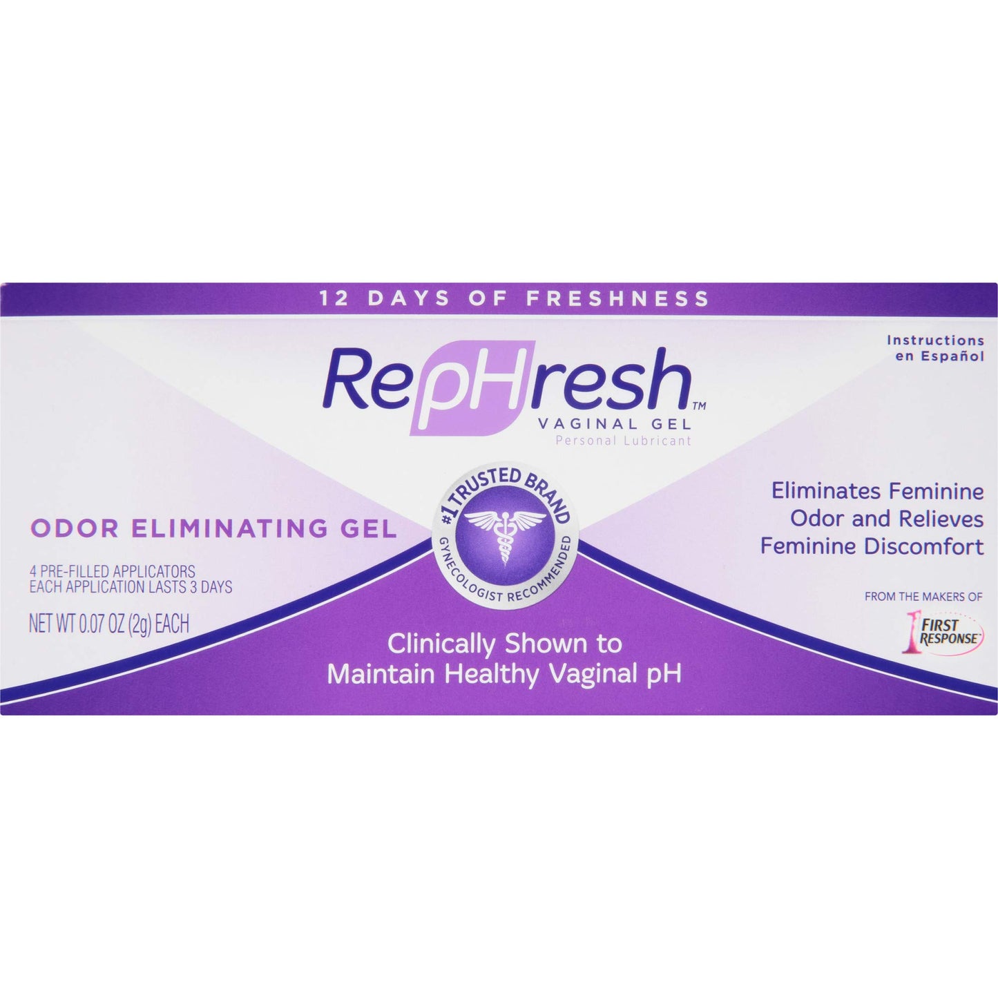 Dorzu RepHresh Vaginal Gel (4ct) and Summer's Eve Feminine Douche (2 Units)