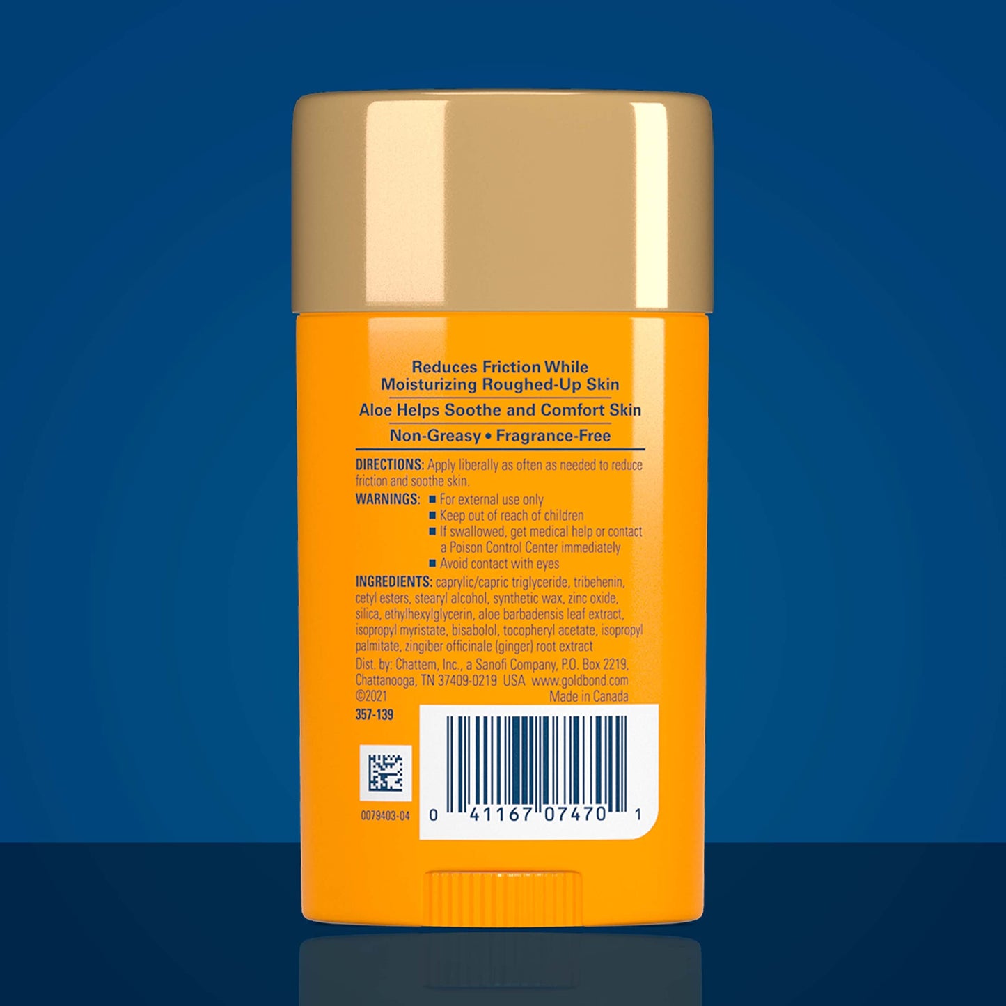 Gold Bond Medicated Talc-Free Extra Strength 10 oz Body Powder & 1.75 oz Friction Defense Stick Bundle for Itch Relief & Skin Protection