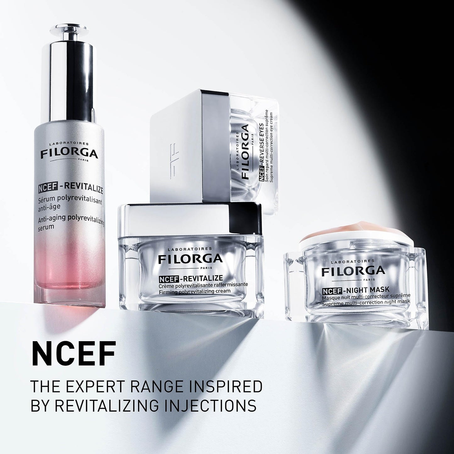 Filorga NCEF-Revitalize, A Concentrated Anti-Aging and Skin Strengthening for Smoother Brighter Skin Texture with NCEF Complex Containing Hyaluronic Acid, Amino Acids, and Co Enzymes