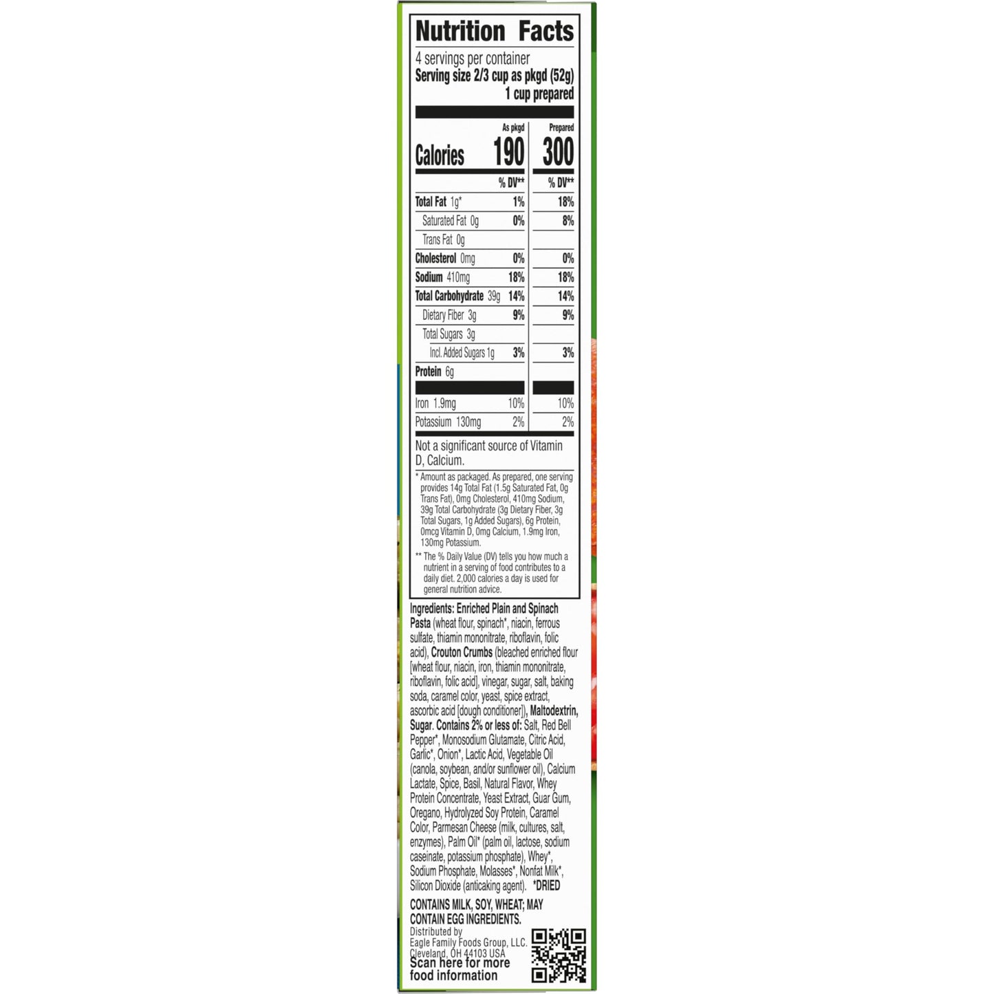 Suddenly Pasta Salad Caesar, 7.25 Ounces, 12 per Case