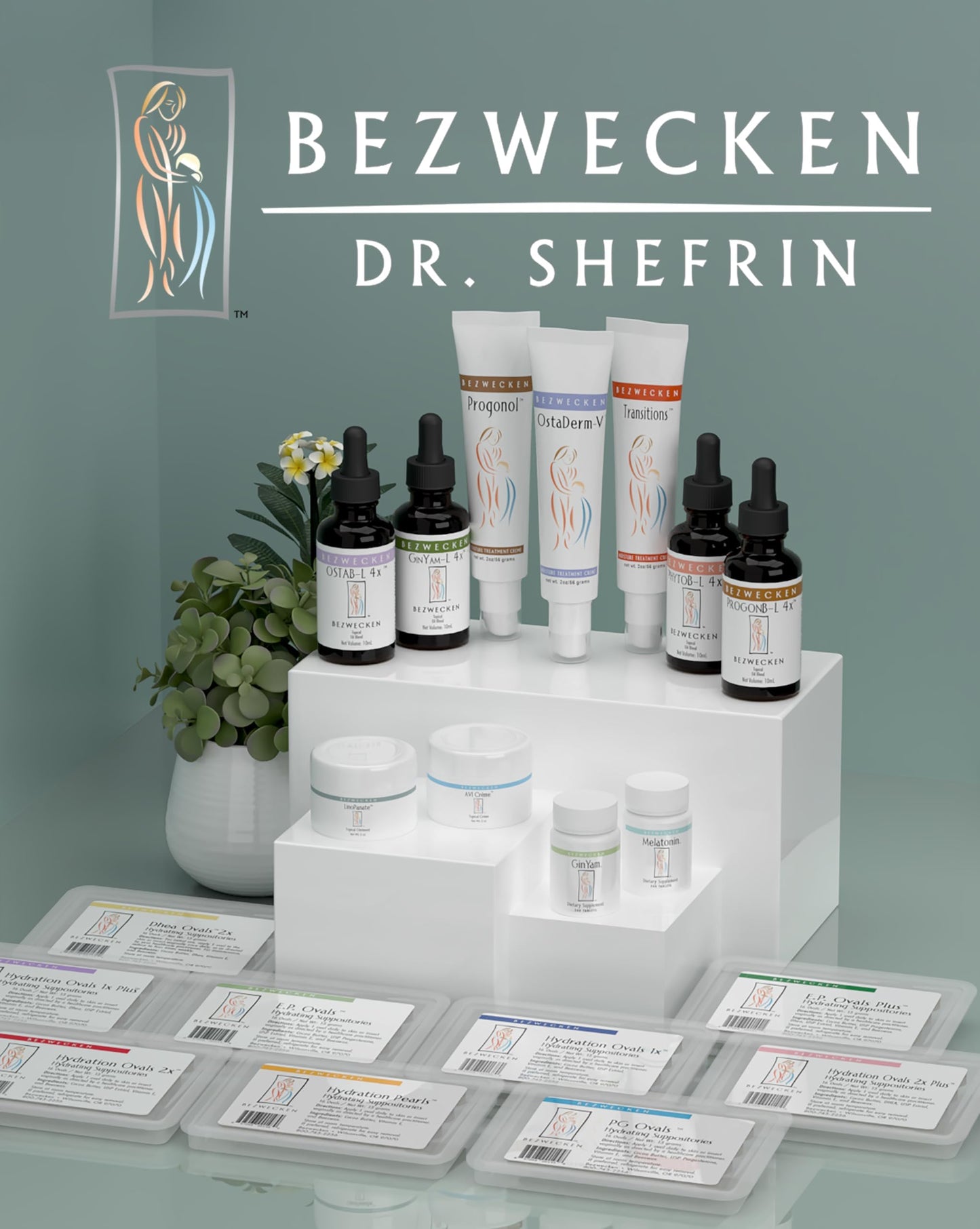 Bezwecken – Hydration Ovals 2X – 16 Extra Strength Ovals - Professionally Formulated to Alleviate Vaginal Dryness in Menopausal Women - Safe & Natural