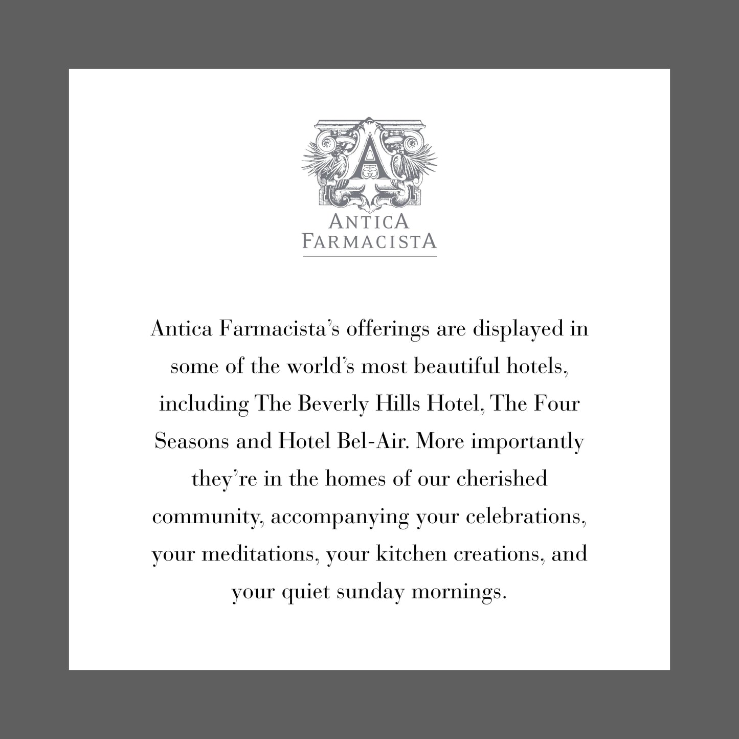 Antica Farmacista Acrylic Bath & Body Gift Set - Hand & Body Wash (10 oz), Body Moisturizer (10 oz) & Acrylic Tray - Self-Care Gift Box for Holidays, Birthdays & Housewarming - Lemon, Verbena & Cedar