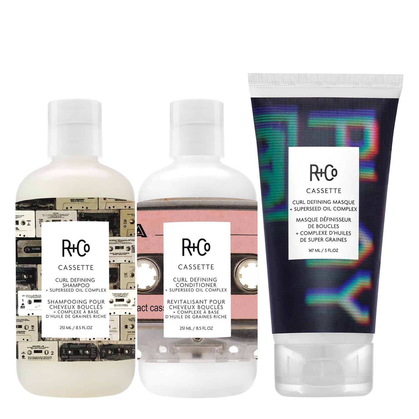 R+Co Cassette Curl Defining Masque | Defined Curls + Deep Hydration + Nourishing | Vegan + Cruelty-Free | 5 Oz