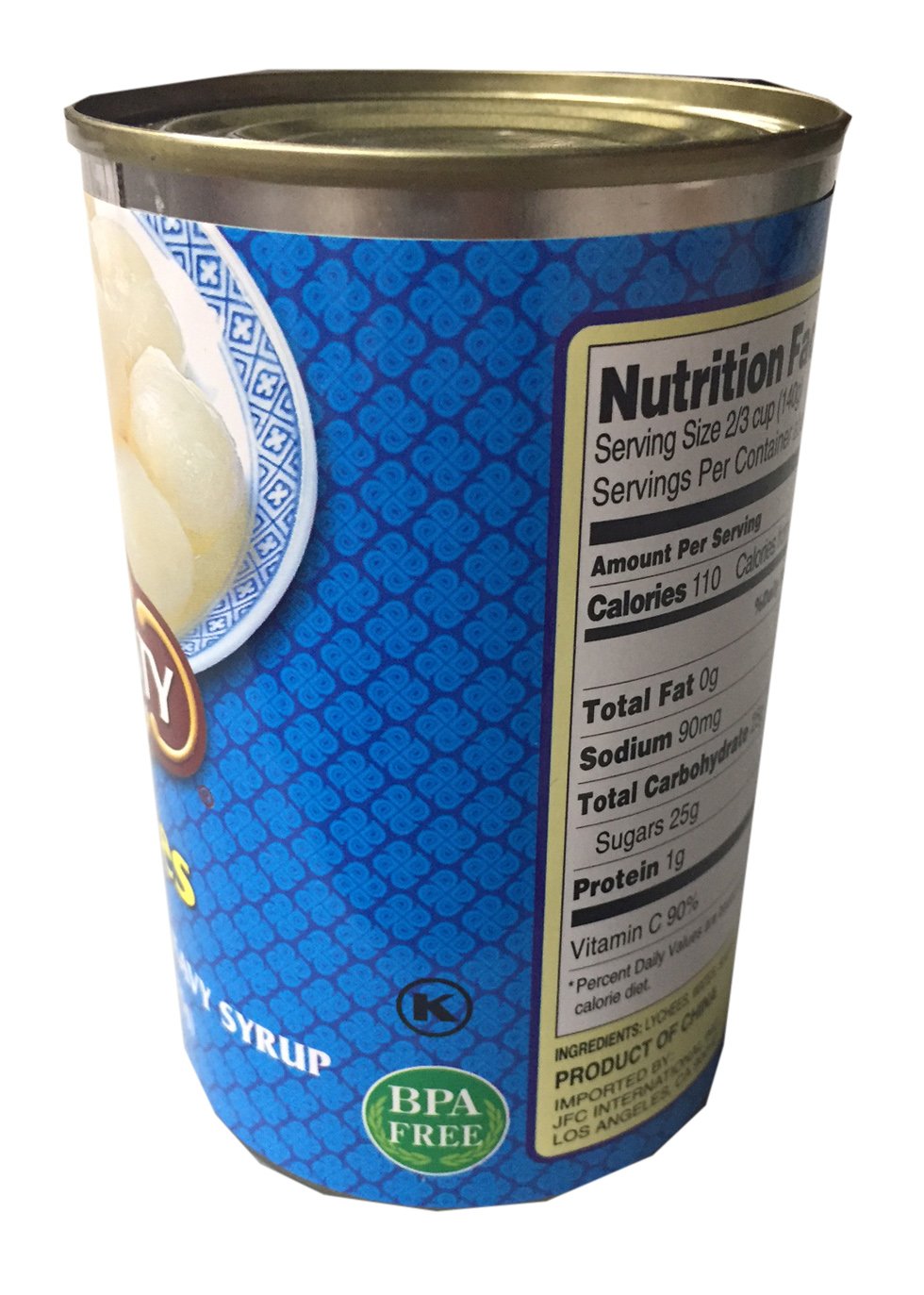 Dynasty Peeled Whole Lychee in Heavy Syrup 15 oz (2 Pack)