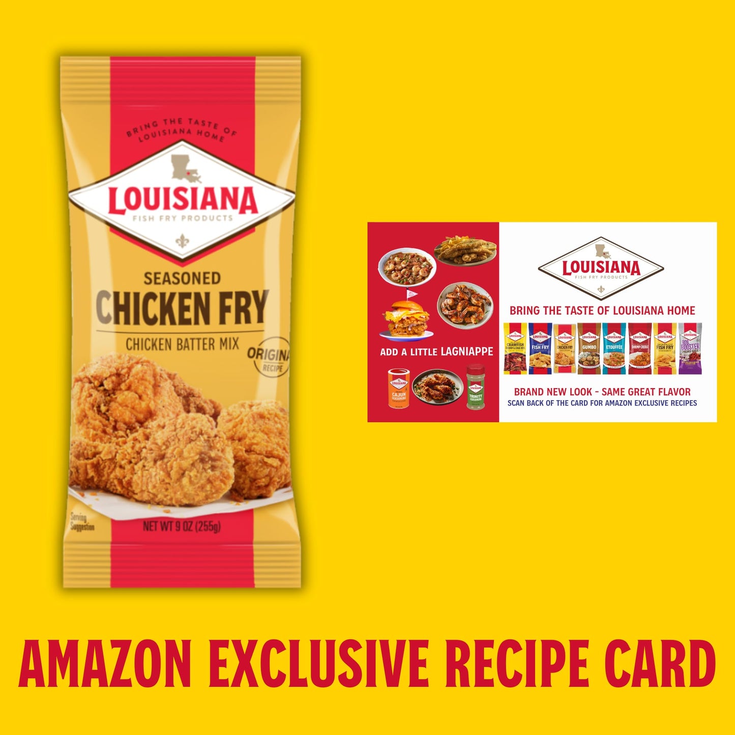 Louisiana Seasoned Chicken Fry Batter Pack of 3 Crispy Southern Coating Mix for Fried Chicken Delicious and Convenient