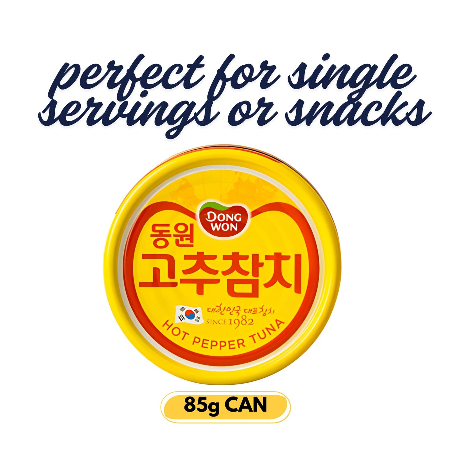Korean Tuna Can With Hot Pepper Sauce 85g x 5 - Canned Food - Spicy Korean Red Pepper Tuna κ³ μΆμ°ΈμΉ - Versatile Canned Meat - Ready-to-Eat for Rice, Ramen, Side Dishes