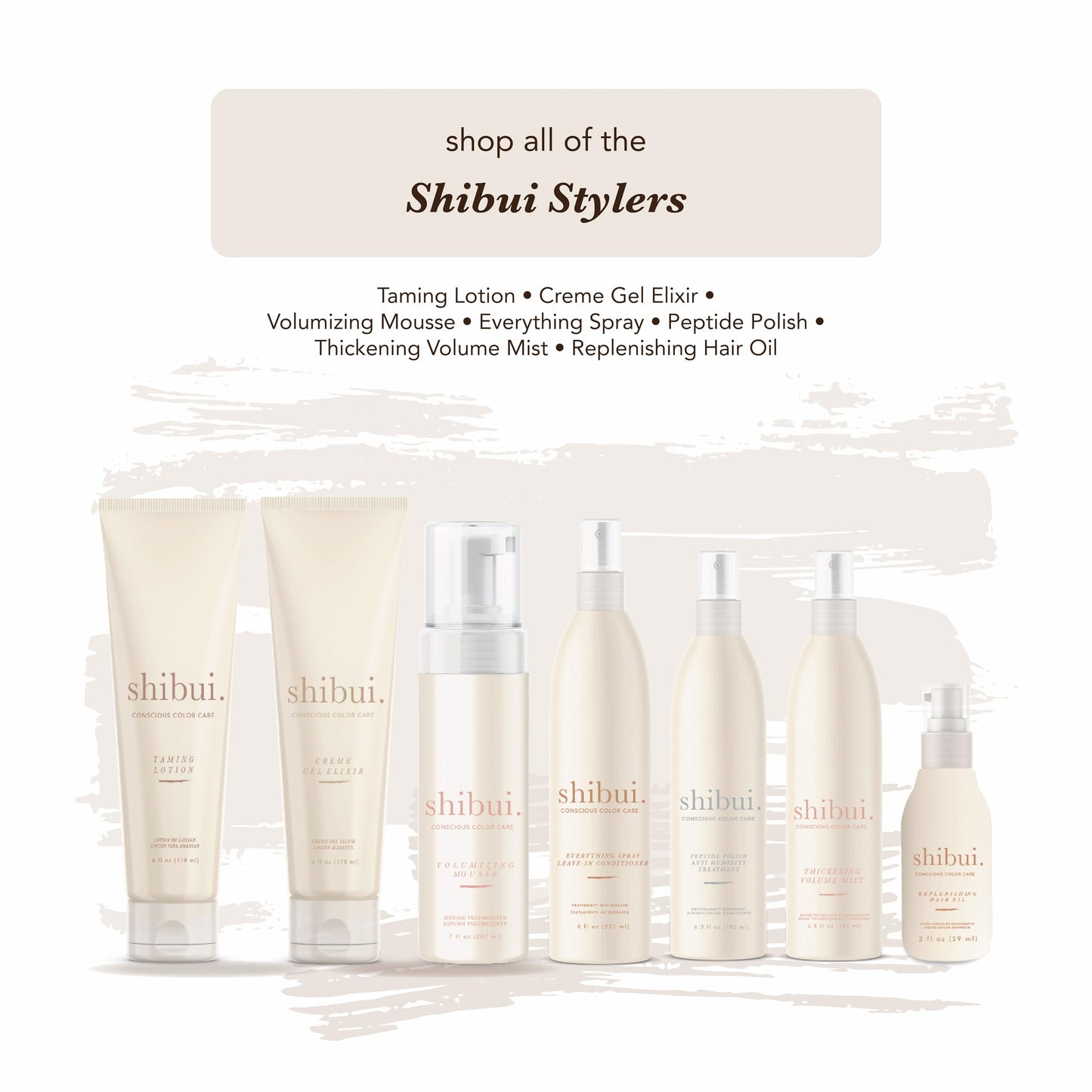 SHIBUI Taming Lotion, Frizz Control & Thermal Protection, Adds Shine & Smooths Loose Strands, Vegan & Sulfate-Free, 6 Fl Oz