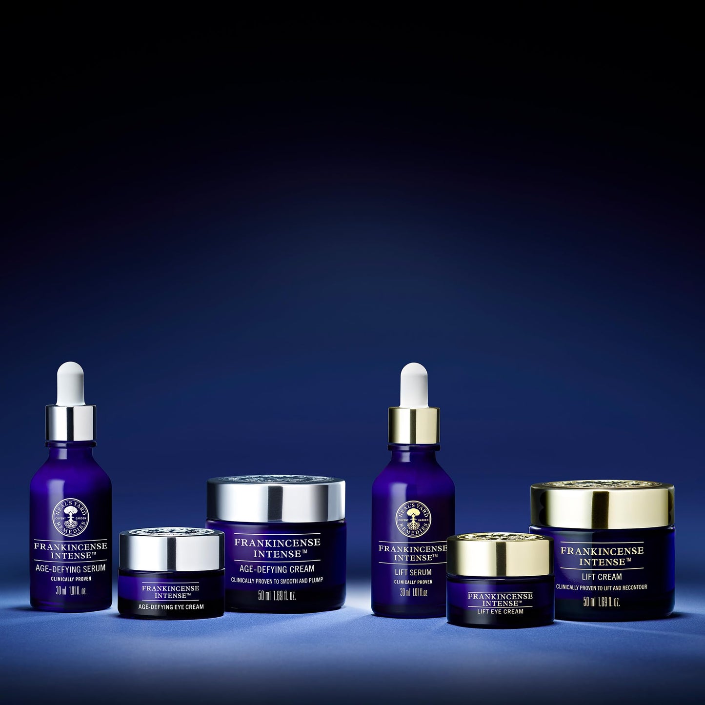 Neal's Yard Remedies Frankincense Intense Lift Eye Cream, Age Defying Eye Cream with Hyaluronic Acid & Caffeine, Vegan & Cruelty-Free, 0.50 fl. oz.