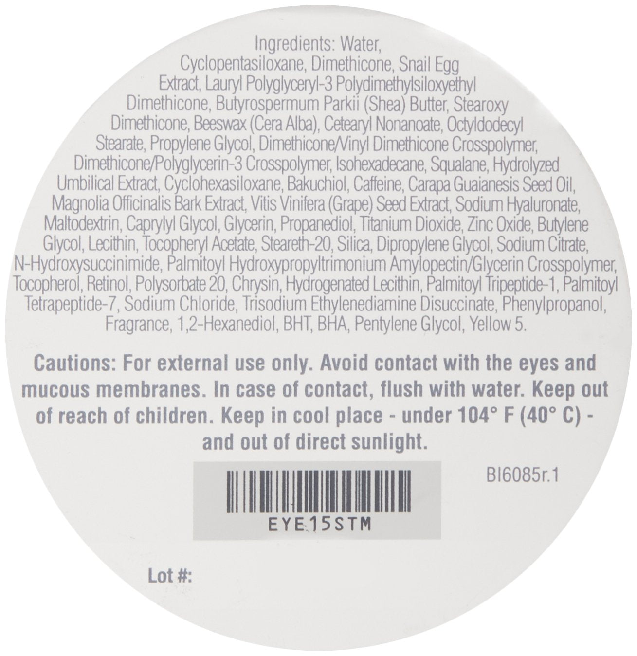 Biopelle Tensage Stem Cell Eye Cream, Under-Eye Cream for Dark Circles, Puffiness, and Bags with CellPro Technology, Caffeine, Retinol, and Peptides, 0.5 Oz