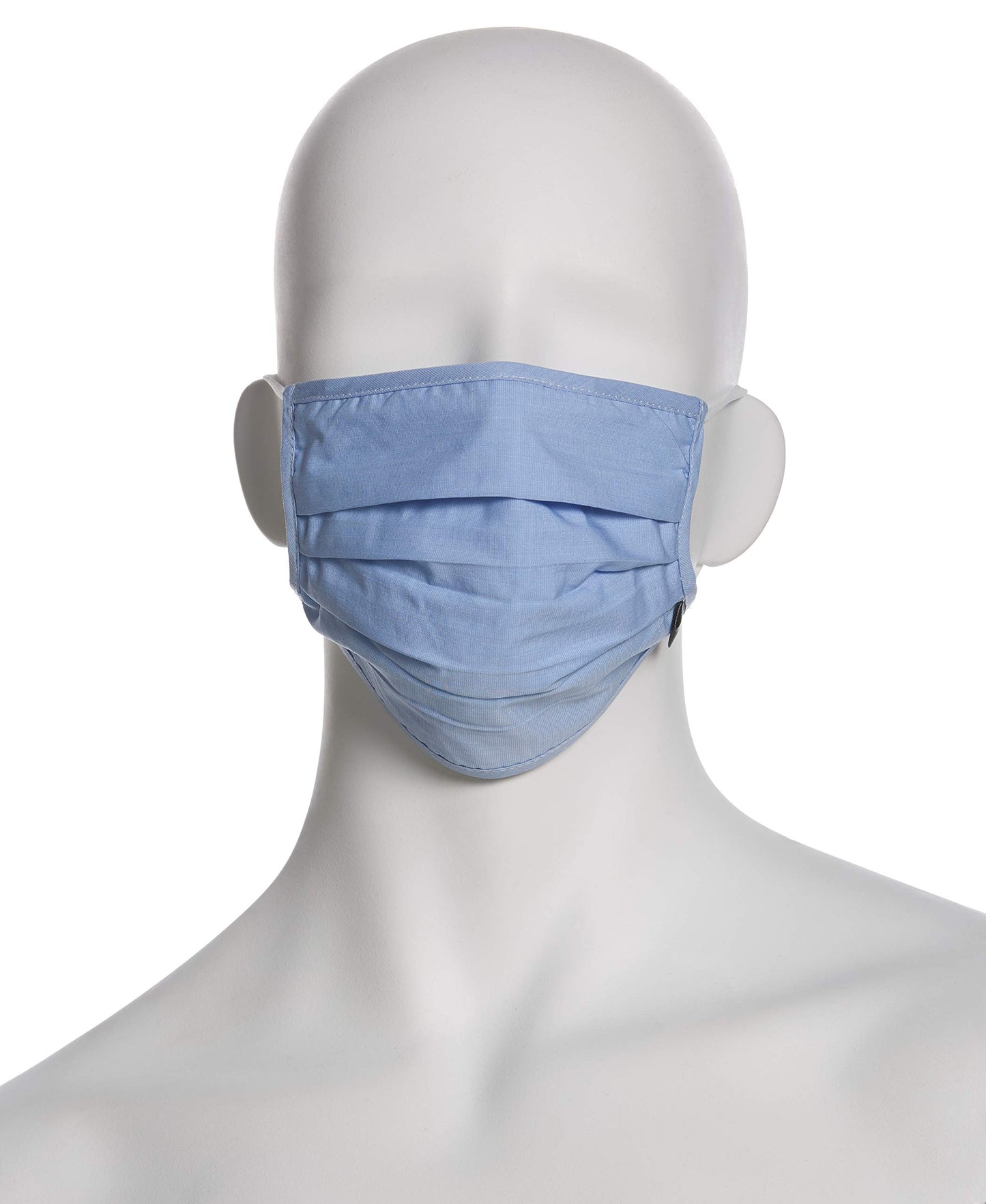 Perry Ellis Standard Reusable Pleated Woven Fabric Face Masks (Pack of 3, Assorted Prints and Colors)