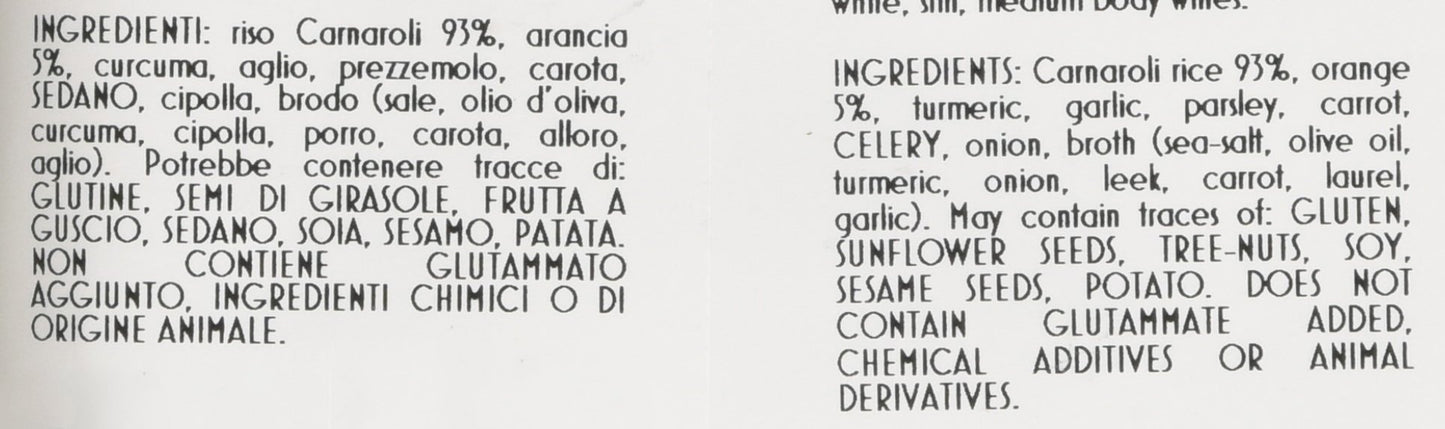 Tiberino's Real Italian Meals - Risotto Amalfi with Orange Zest