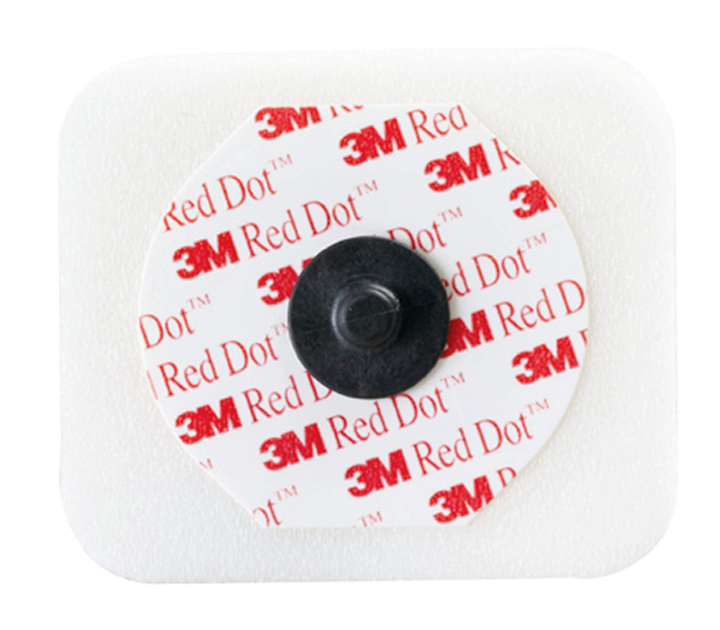 3M Medical Red Dot Monitoring Electrode with Foam Tape and Sticky Gel 2570-3