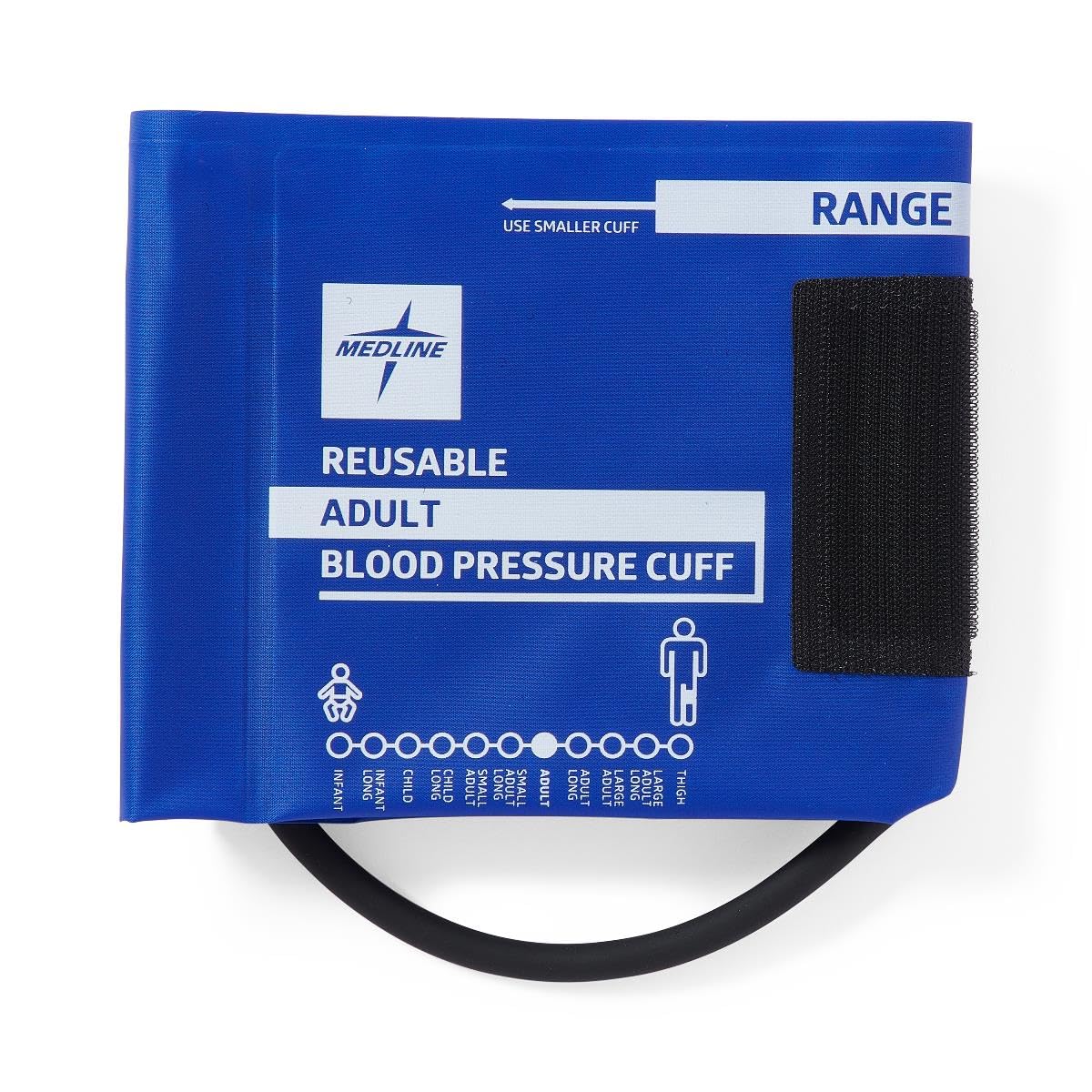 Reusable 1-Tube Blood Pressure Cuff with Screw Connector, Adult,5,Bag,MDS9913DMRE