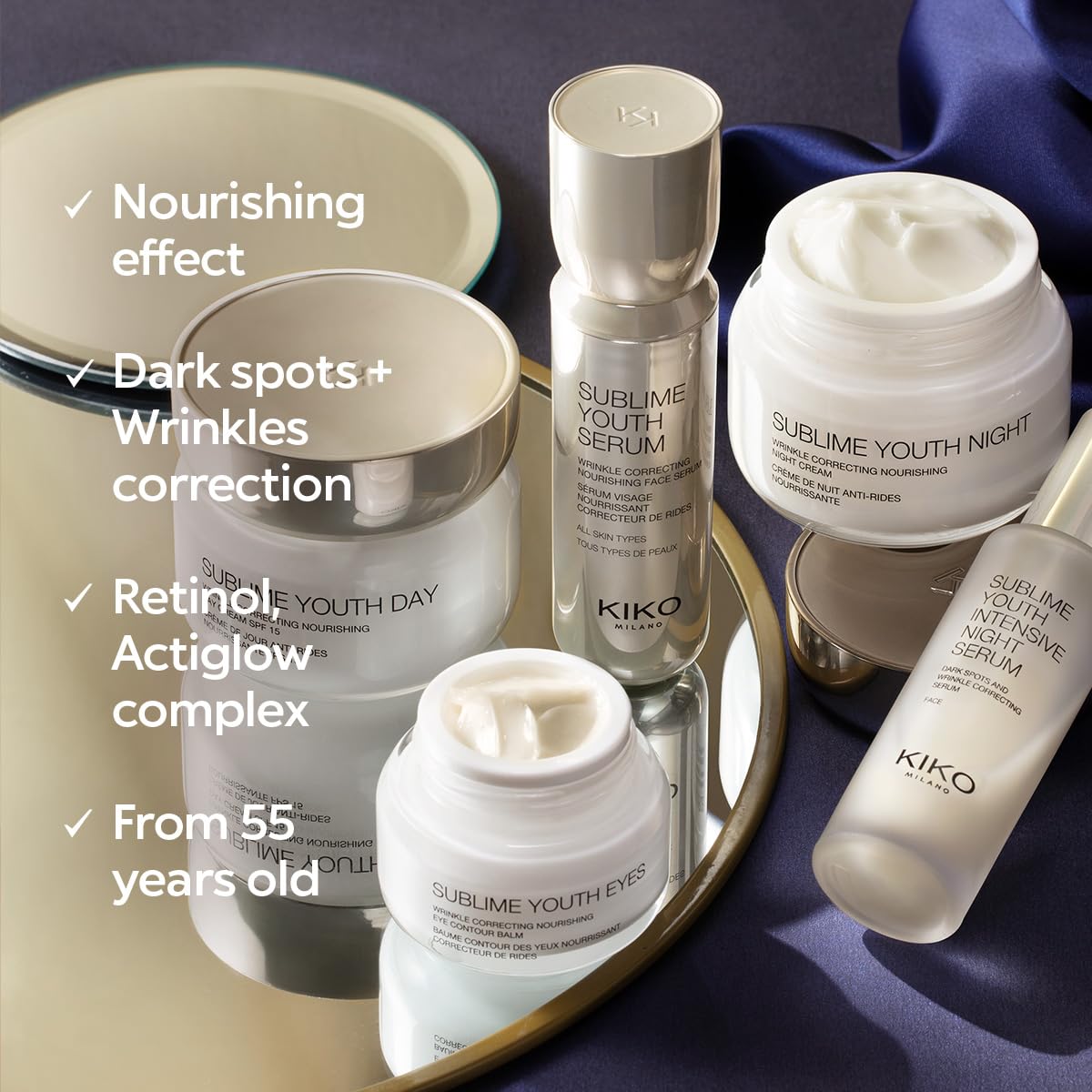 KIKO Milano Sublime Youth Intensive Night Serum | Corrective Face Serum For Blemishes And Wrinkles
