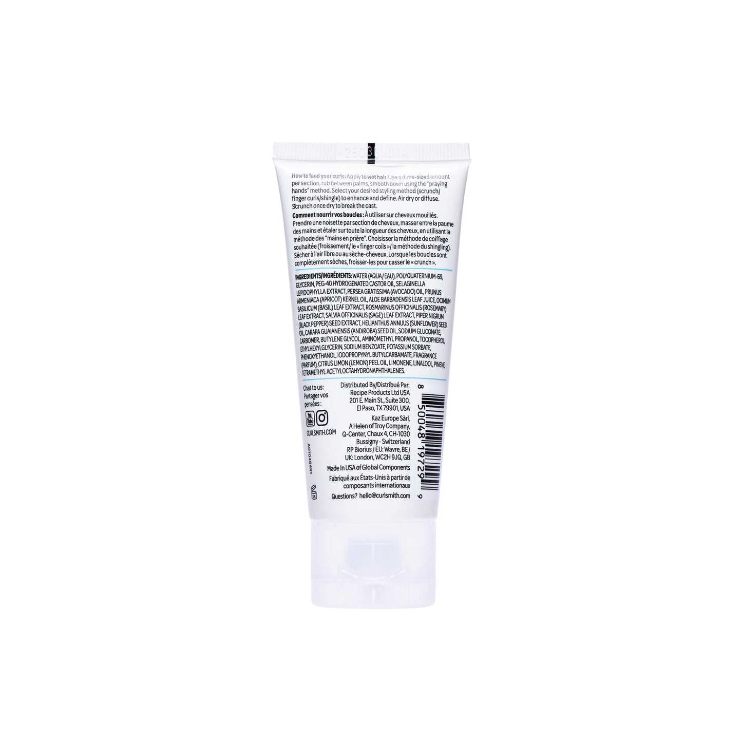 CURLSMITH In-Shower Style Fixer - Strong Hold Gel for Curls, Humidity-Proof Curl Styler, For All Curl Types, Vegan & Cruelty Free (2 oz)