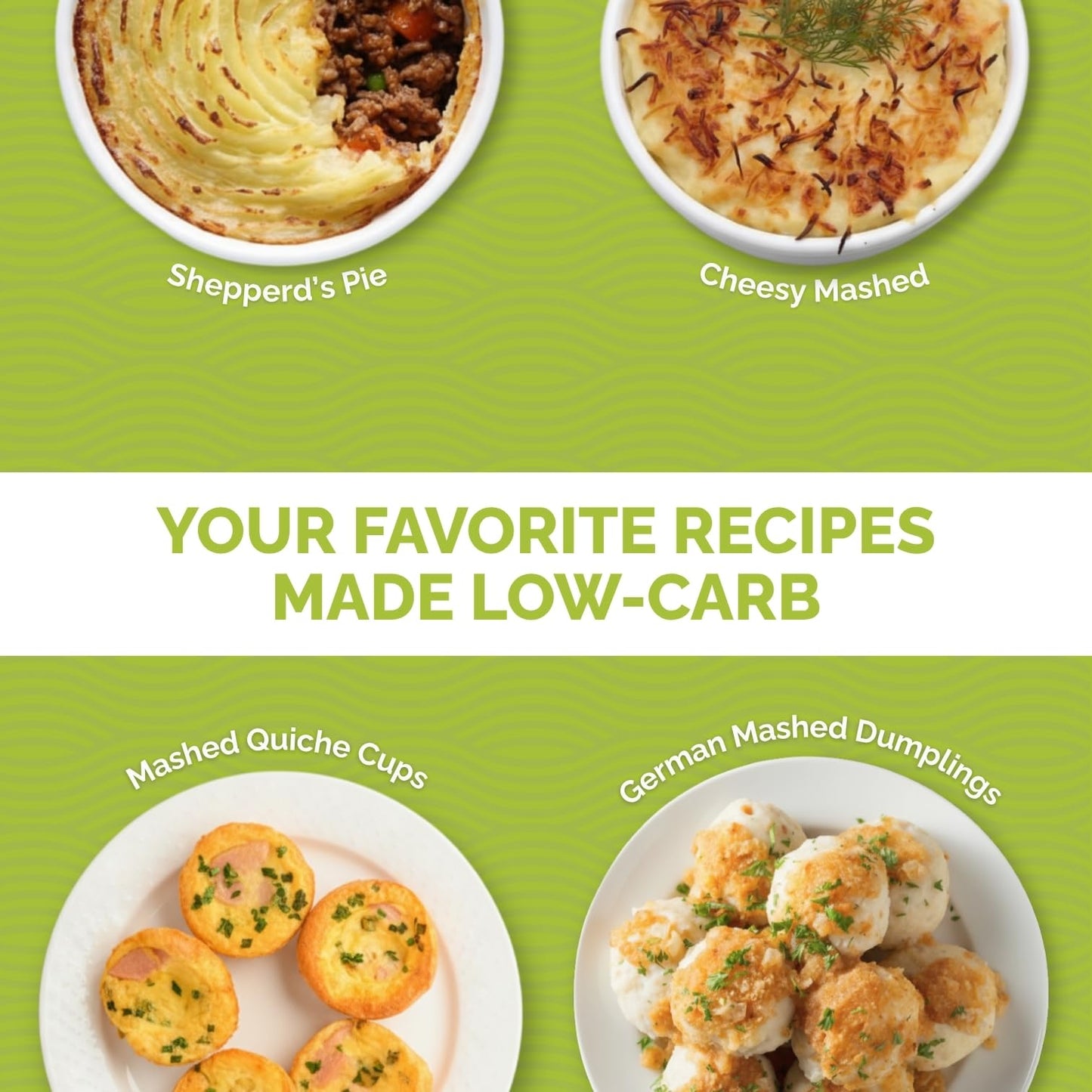 Palmini Cheddar & Jalapeno Mashed |Low Carb, Low Calorie Hearts of Palm Mashed| 8g of Net Carbs, 70 Calories Per Serving | As Seen on Shark Tank | Ready-to-Eat | (8 Ounces Pouch (Pack of 6)