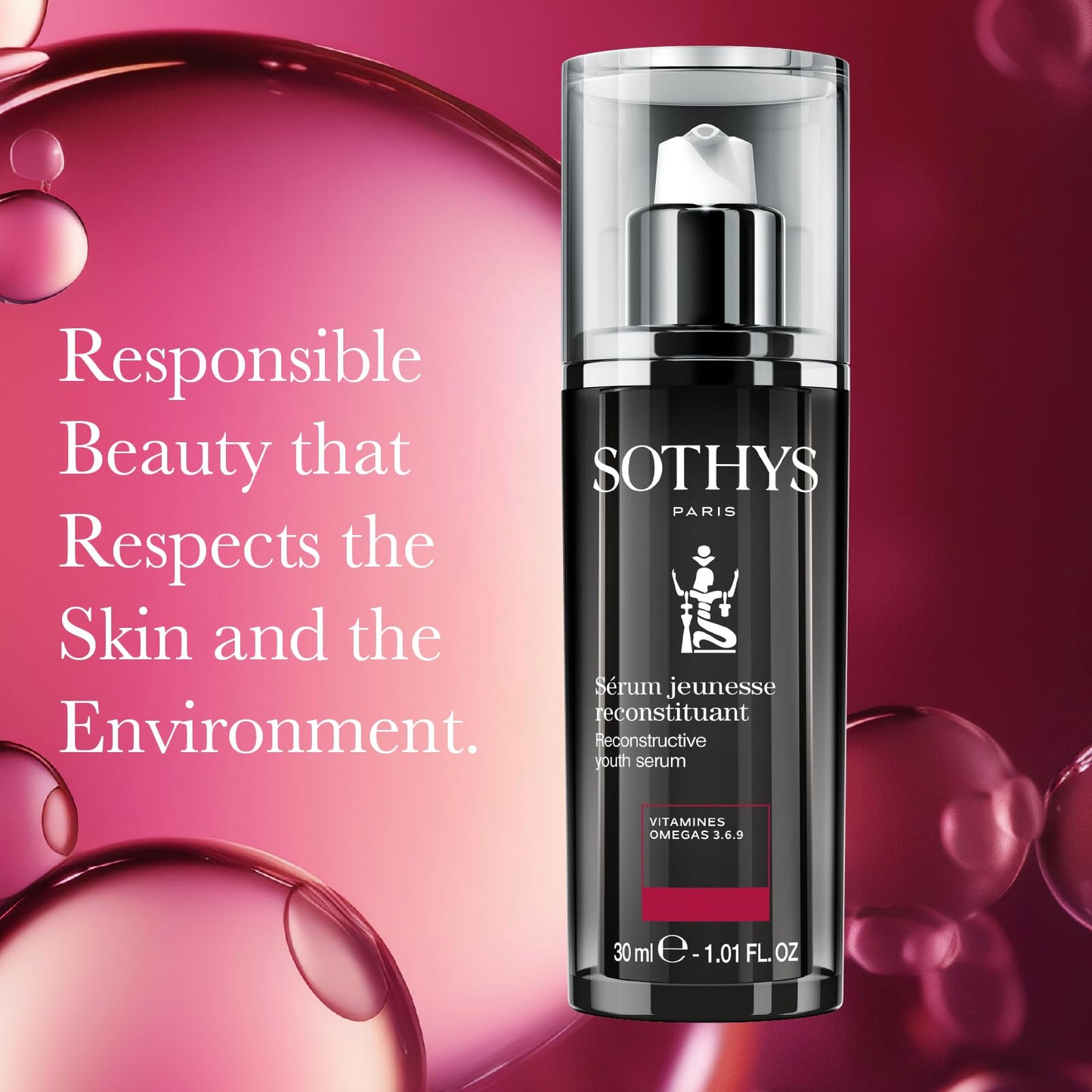 SOTHYS Reconstructive Youth Serum | Face Serum with Vitamins and Hyaluronic Acid for Anti-Aging, Wrinkle Reduction | For All Skin Types