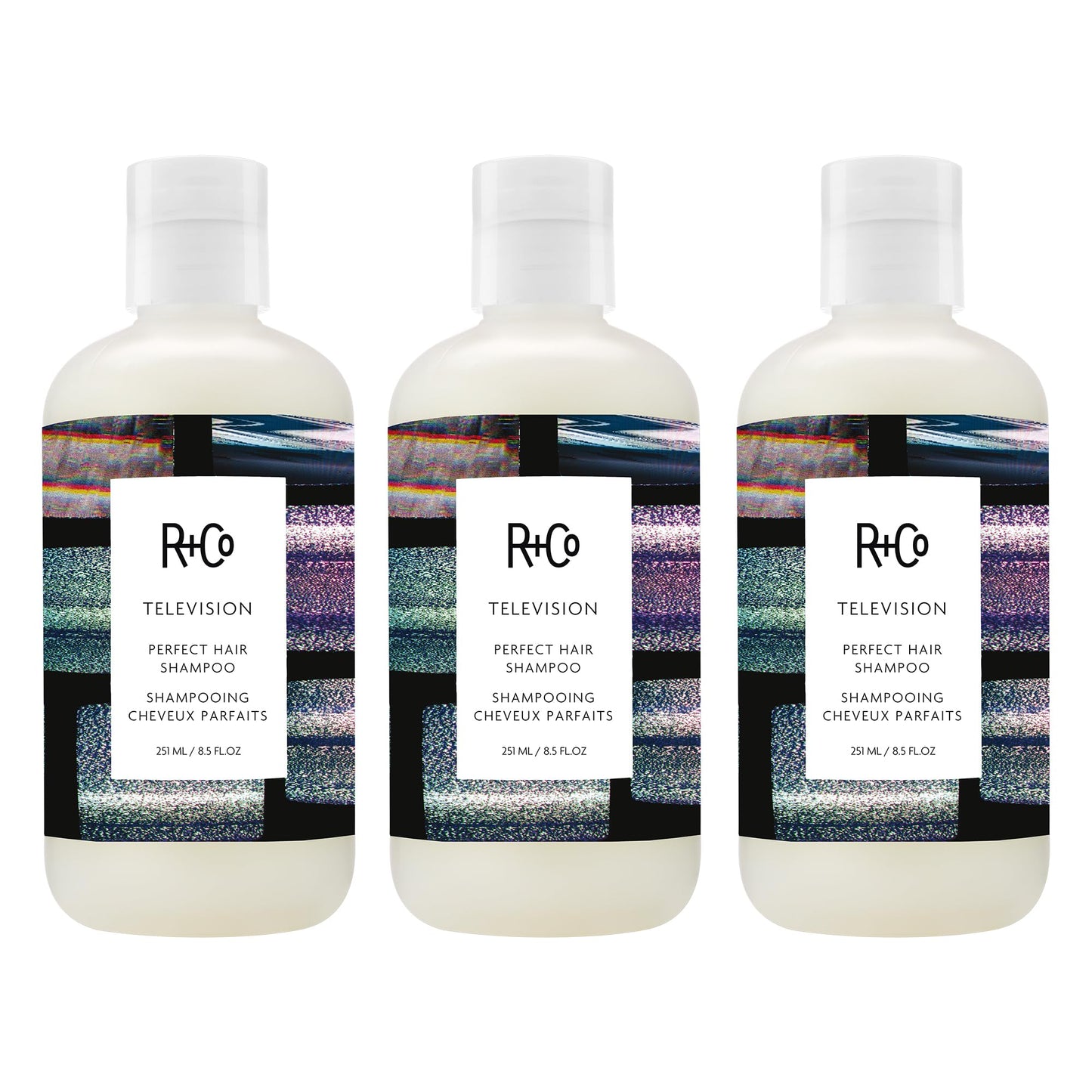 R+Co TELEVISION Perfect Hair Shampoo – Hydrating & Smoothing Hair Cleanser, Adds Shine & Softness, All Hair Types