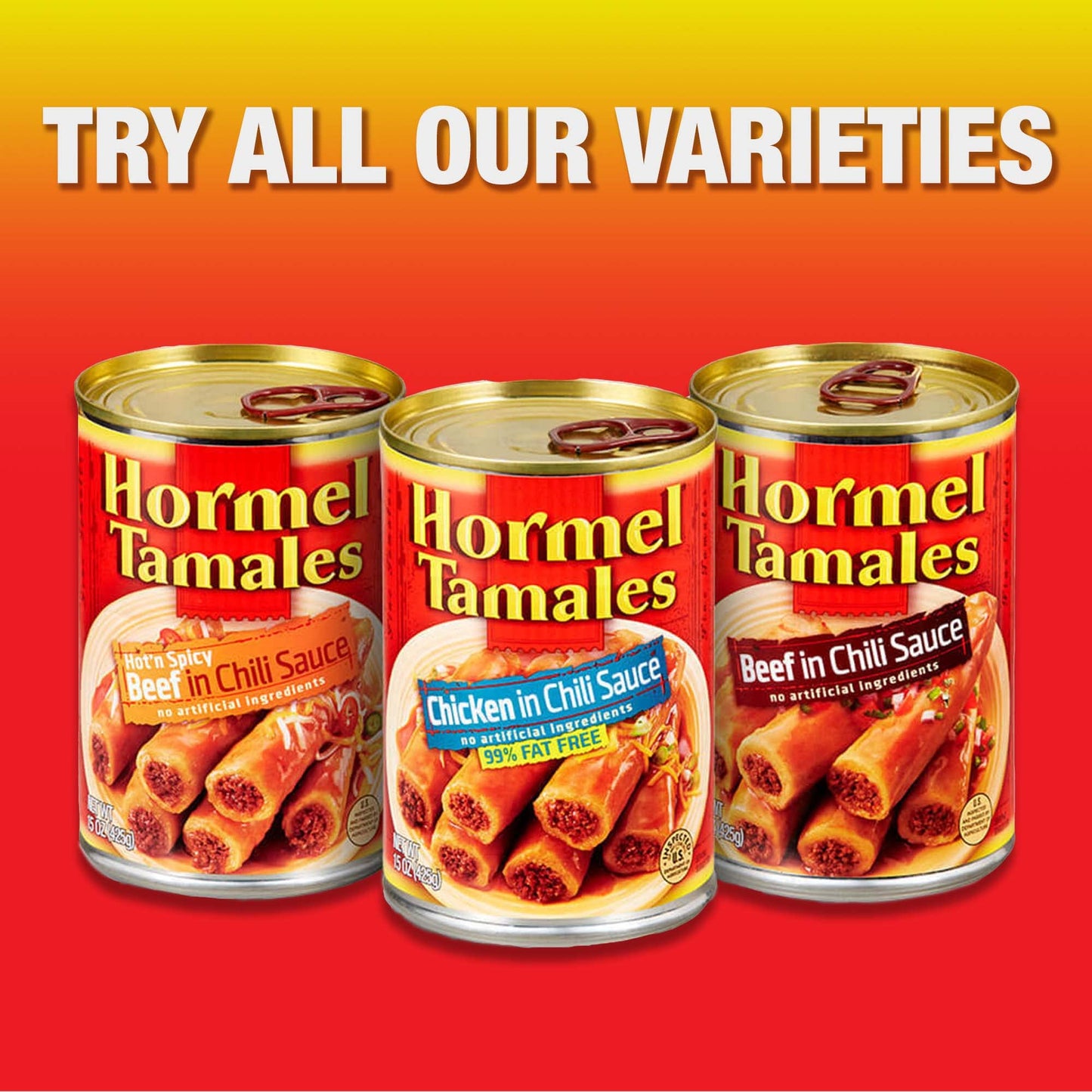 HORMEL Chicken Tamales, Canned Tamales, 15 Oz (Pack of 12)