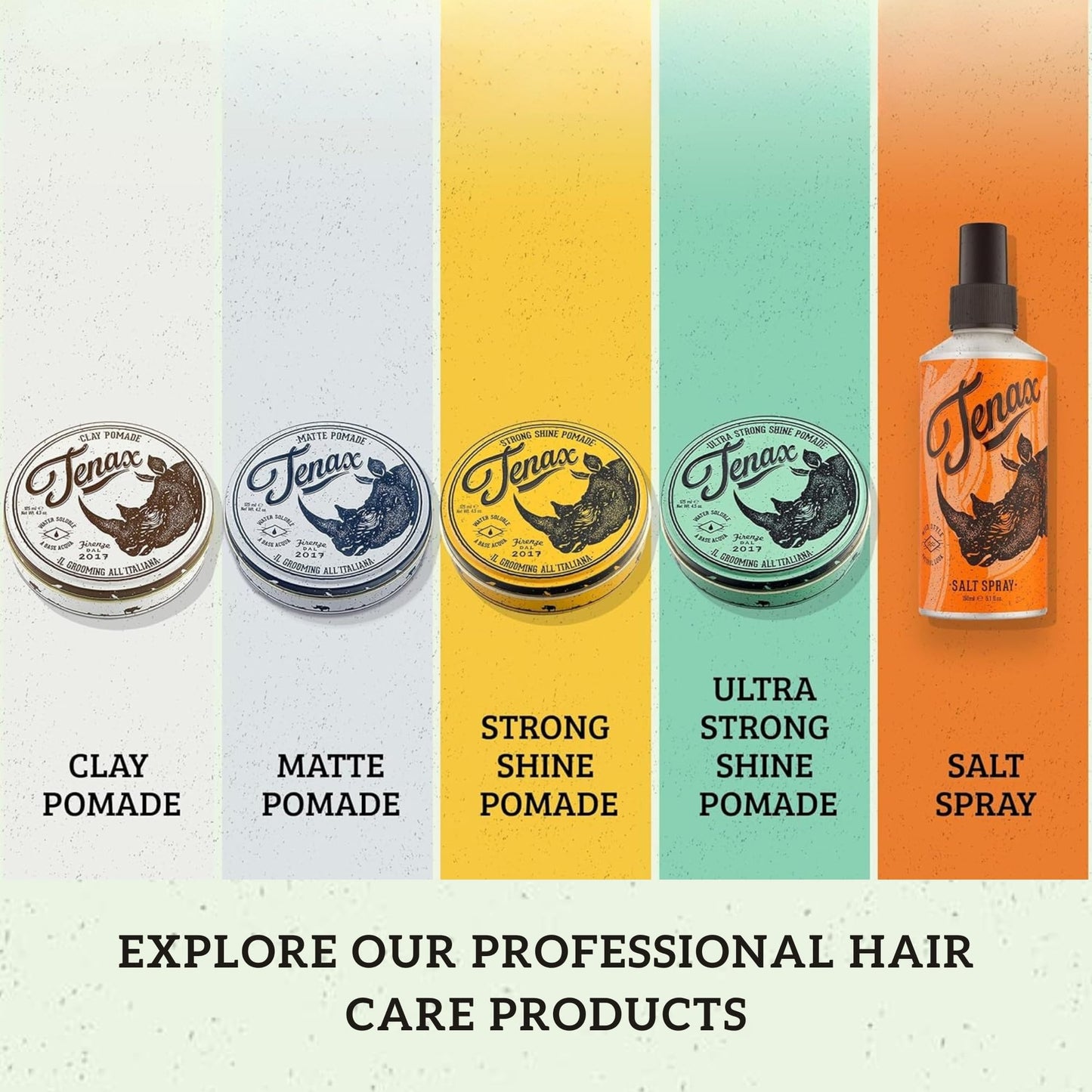 Tenax Water Soluble Pomade, Strong Hold with Clean Shine, 4.5 oz