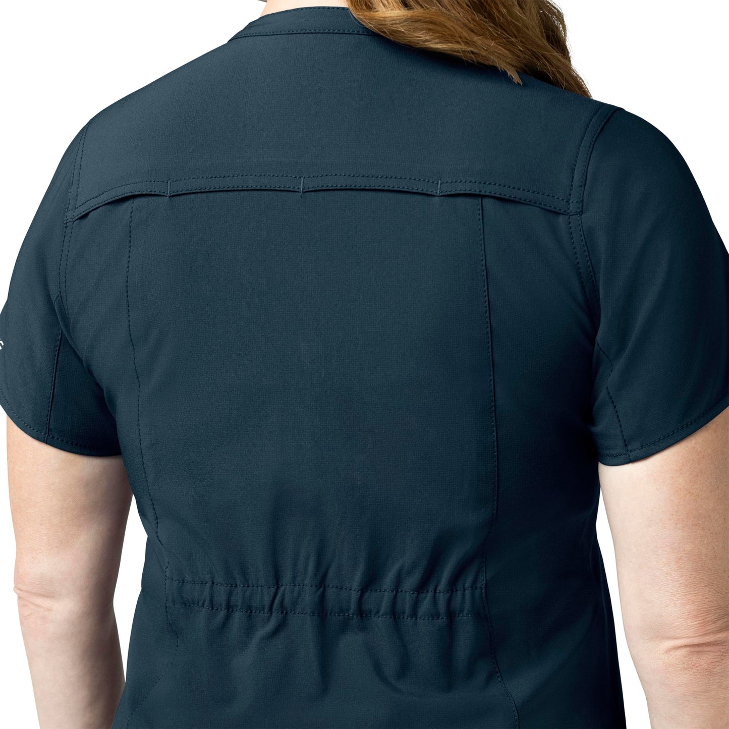 Carhartt Scrubs C12910 Women's Force® Cross-Flex Modern-Fit Henley Tuni