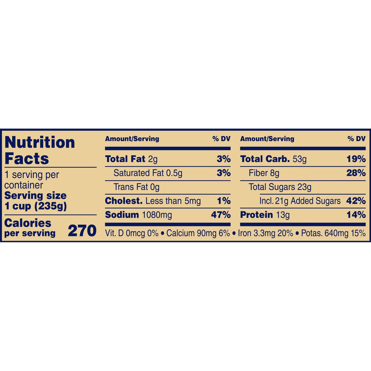 Bush's Best 3 Original Baked Beans, 3 Country Style Baked Beans, 8.3 Oz Variety Pack, 1 CT