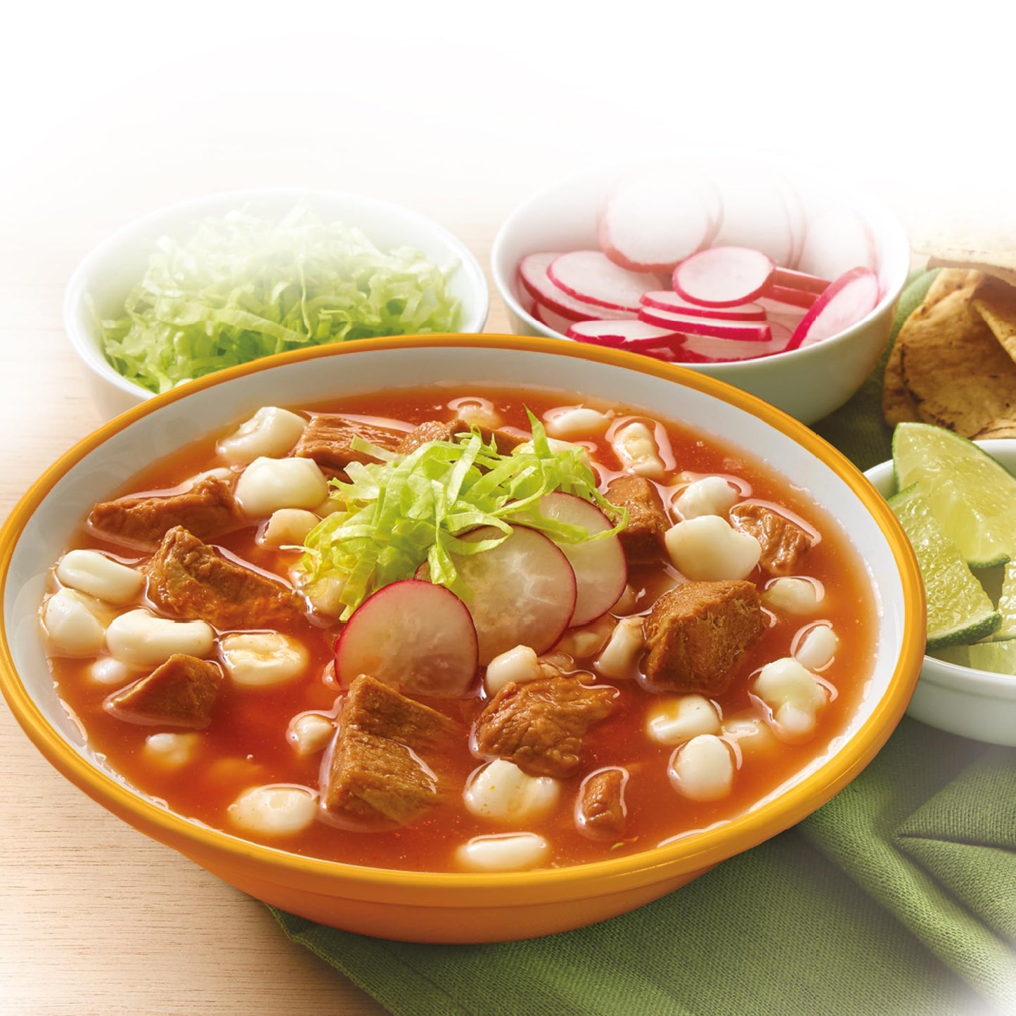Chata Authentic Pozole Soup with Pork and Hominy Corn, 25 oz, Pack of 3