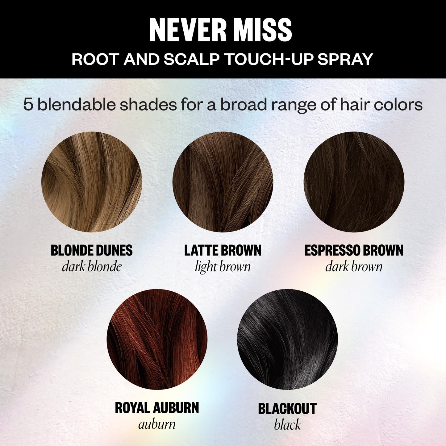 IGK Never Miss Root and Scalp Touch-Up Spray for Gray Coverage – Black Hair Color, Sweat-Resistant, Waterproof, Natural-Looking Root Concealer, 2.0 oz