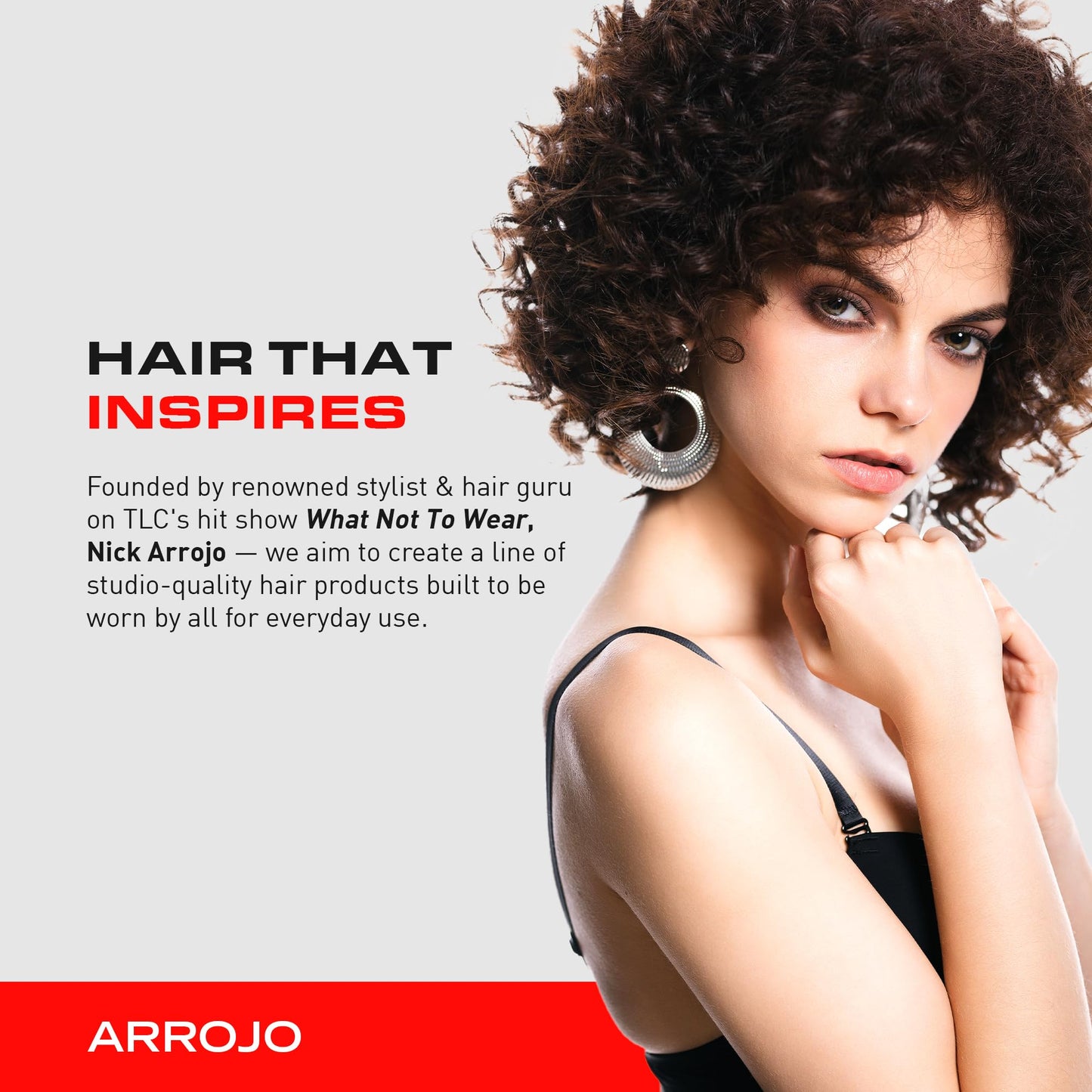 ARROJO Curl Control Curly Hair Gel – Curly Hair Products for Unruly Curls – Sulfate Free Curl Gel w/Vitamin B5 – Hair Gel for Curly Hair to Calm & Control – Anti Frizz Hair Products