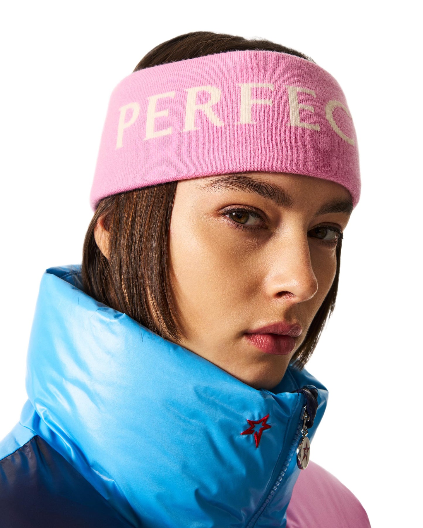 Perfect Moment Houndstooth Headband Chiffon