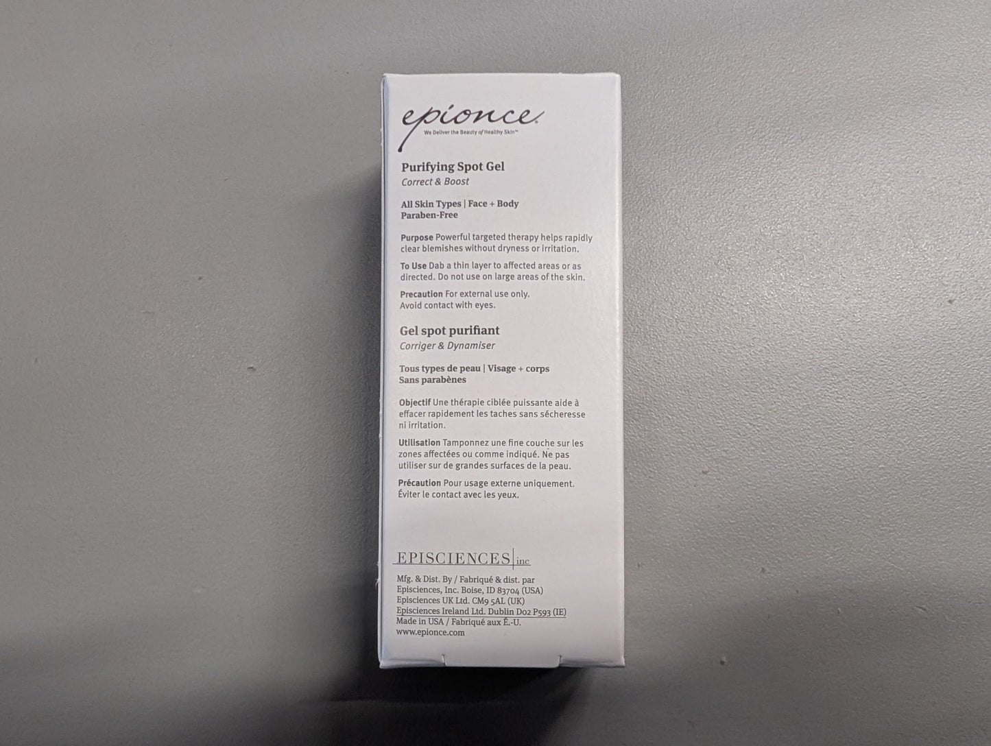 Epionce Blemish-Clearing Purifying Spot Gel – Fast-Acting Acne & Blackhead Control for Face & Body | Reduces Bumps & Imperfections Without Dryness | Acne-Fighting, Pore-Clearing Formula