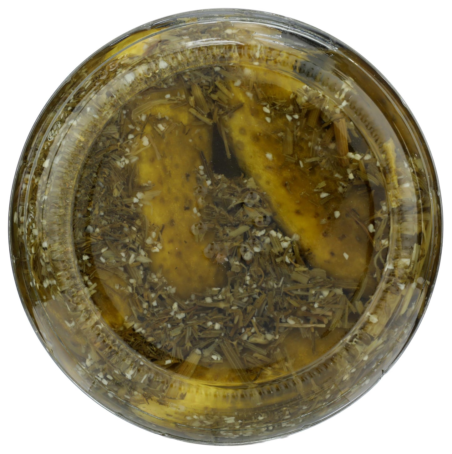 Kuhne Barrel Pickles, Garlic, 35.9 Oz