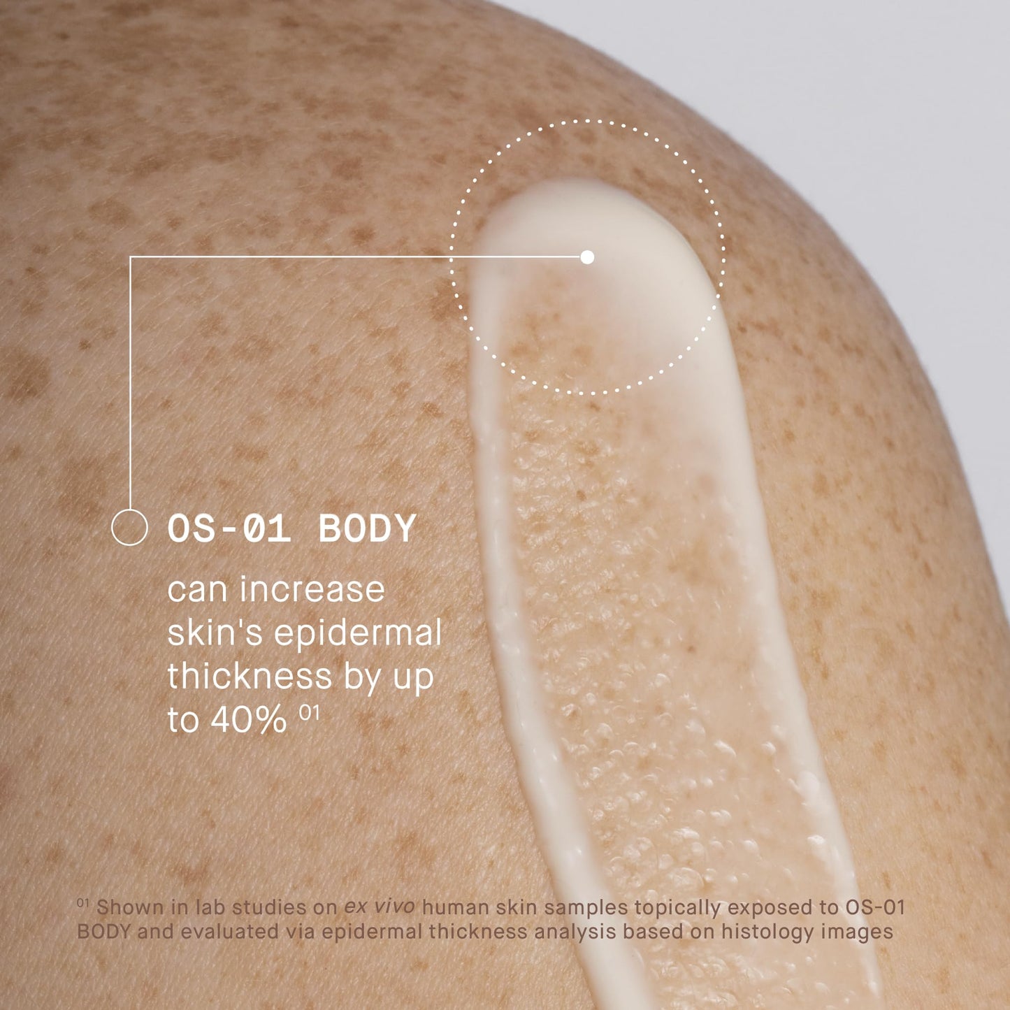 OneSkin BODY OS-01 Peptide Topical Supplement & Skin Longevity Age Reversal Moisturizer | Safe for Sensitive Skin, Fragrance-Free, 60 mL / 2 oz