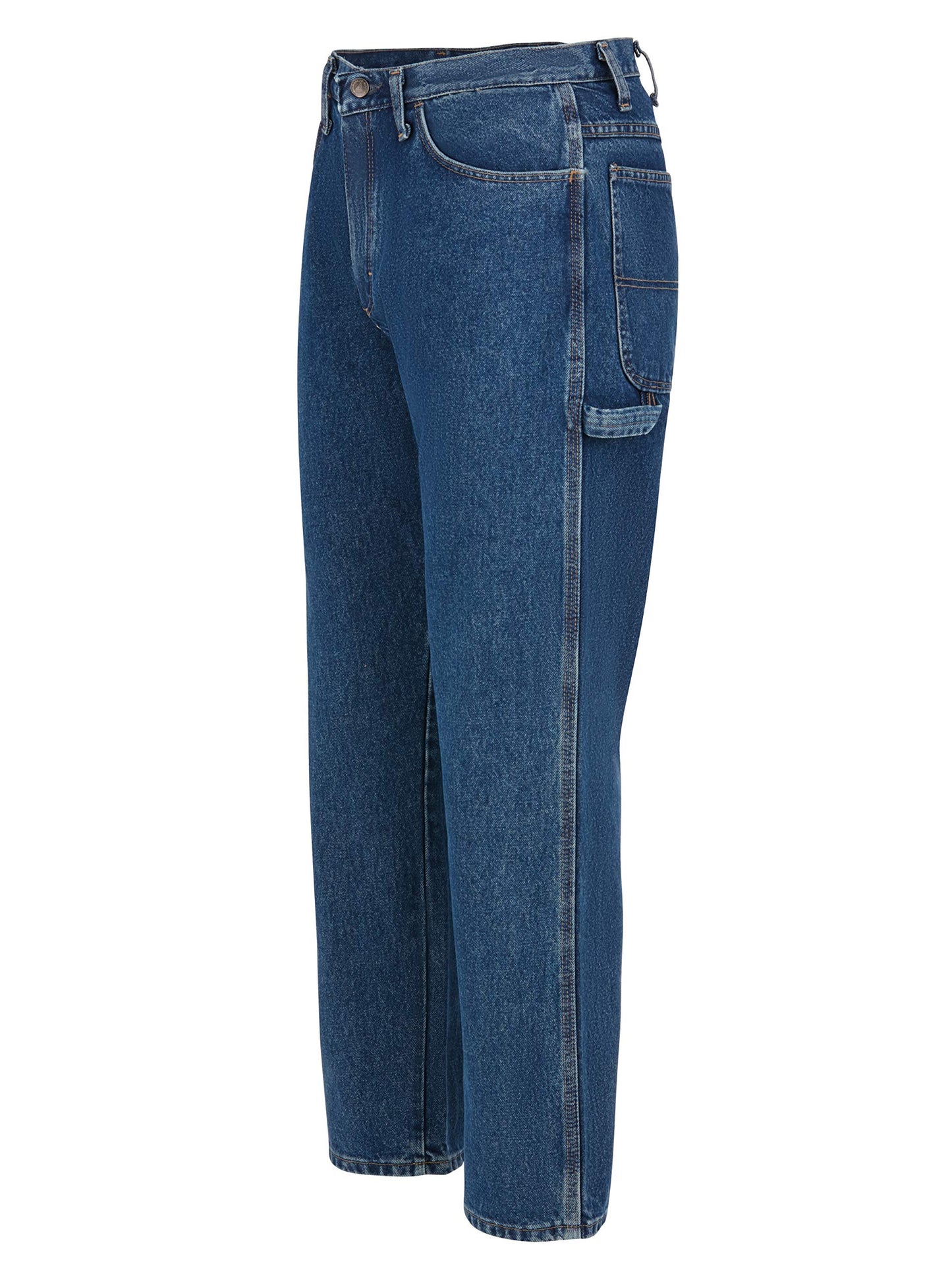 Bulwark Men's Flame Resistant 14.75oz Pre-Washed Denim Dungaree 2 Tool Loops