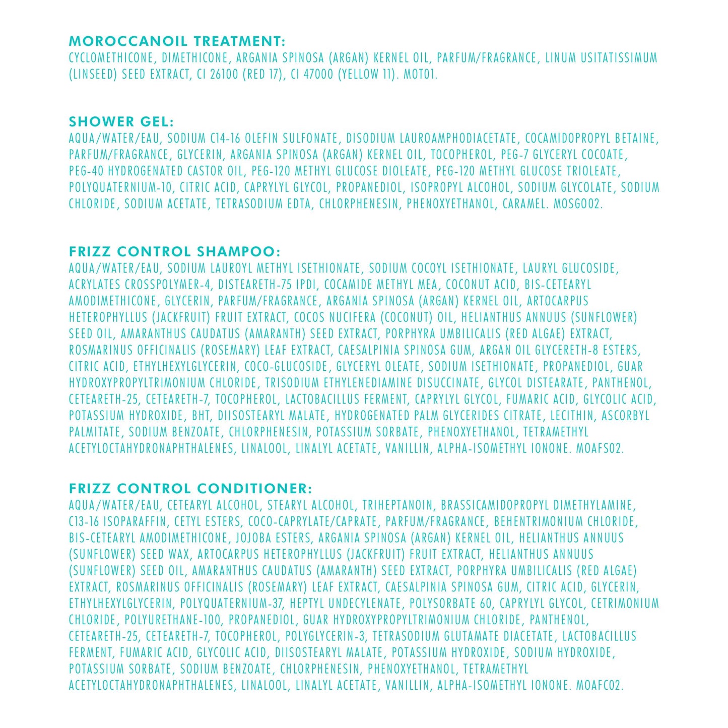 Moroccanoil Holiday Frizz Hair Set