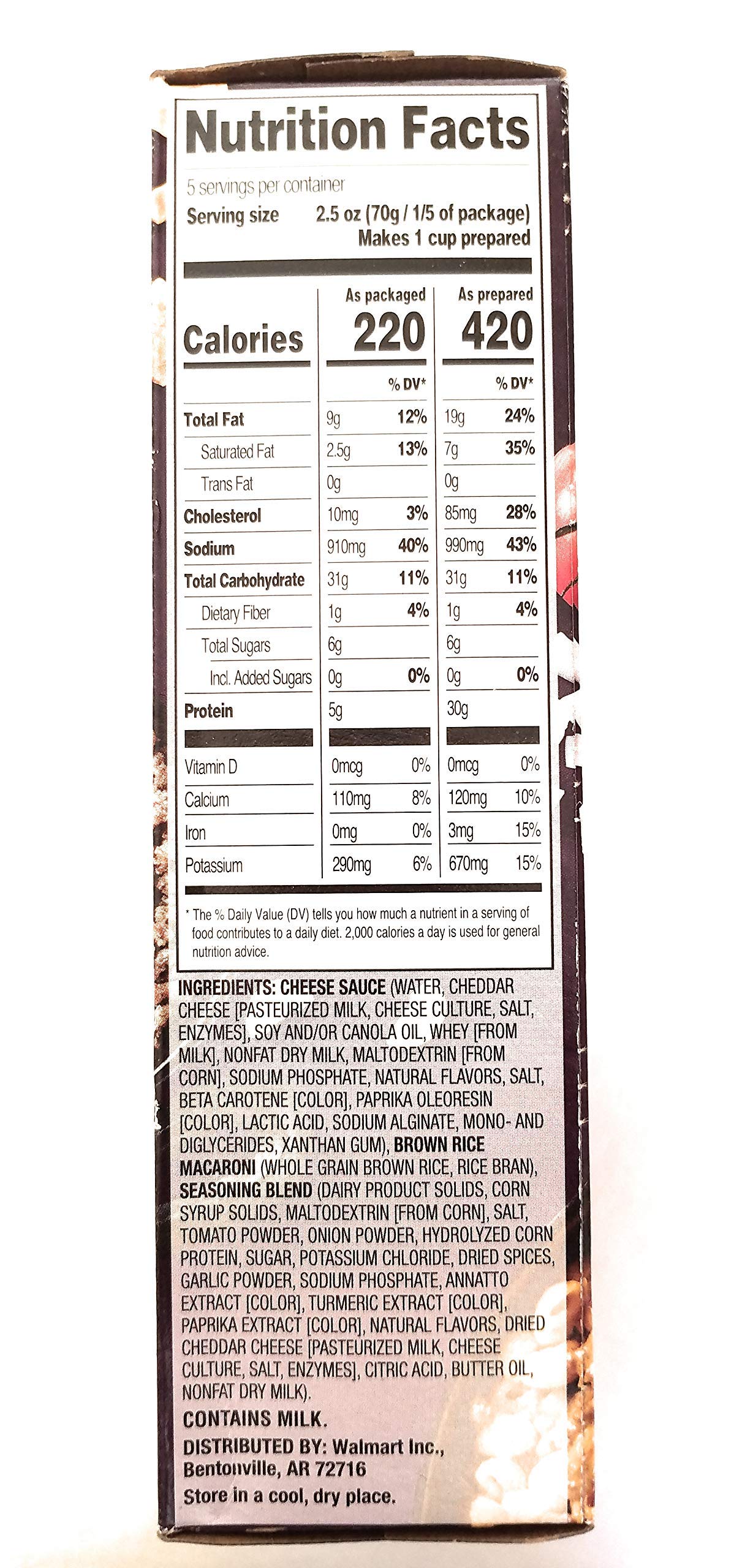 Great Value Gluten-Free Cheeseburger Macaroni Dinner Kit, 12.8 oz