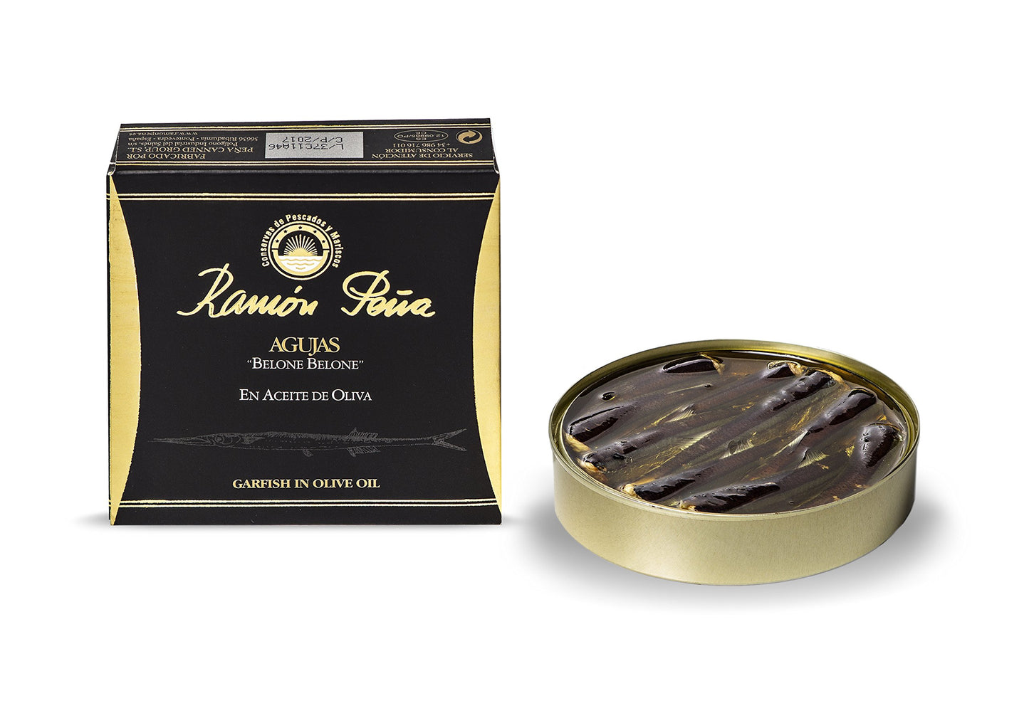 Ramon Pena Tinned Garfish Needle Sardines in Olive Oil | 1 x 130g Can