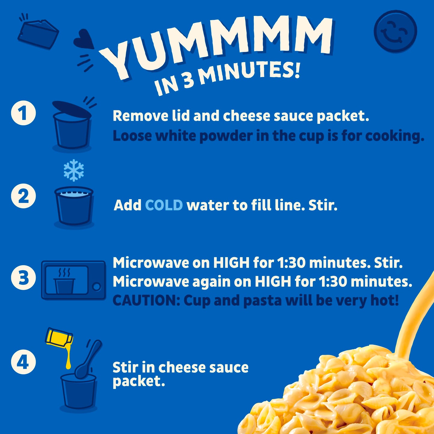 Annie's Classic Cheddar Deluxe Rich and Creamy Mac and Cheese with Organic Pasta, Made with Real Cheese, Dinner Side or Snacks, 4 Cups, 10.4 oz
