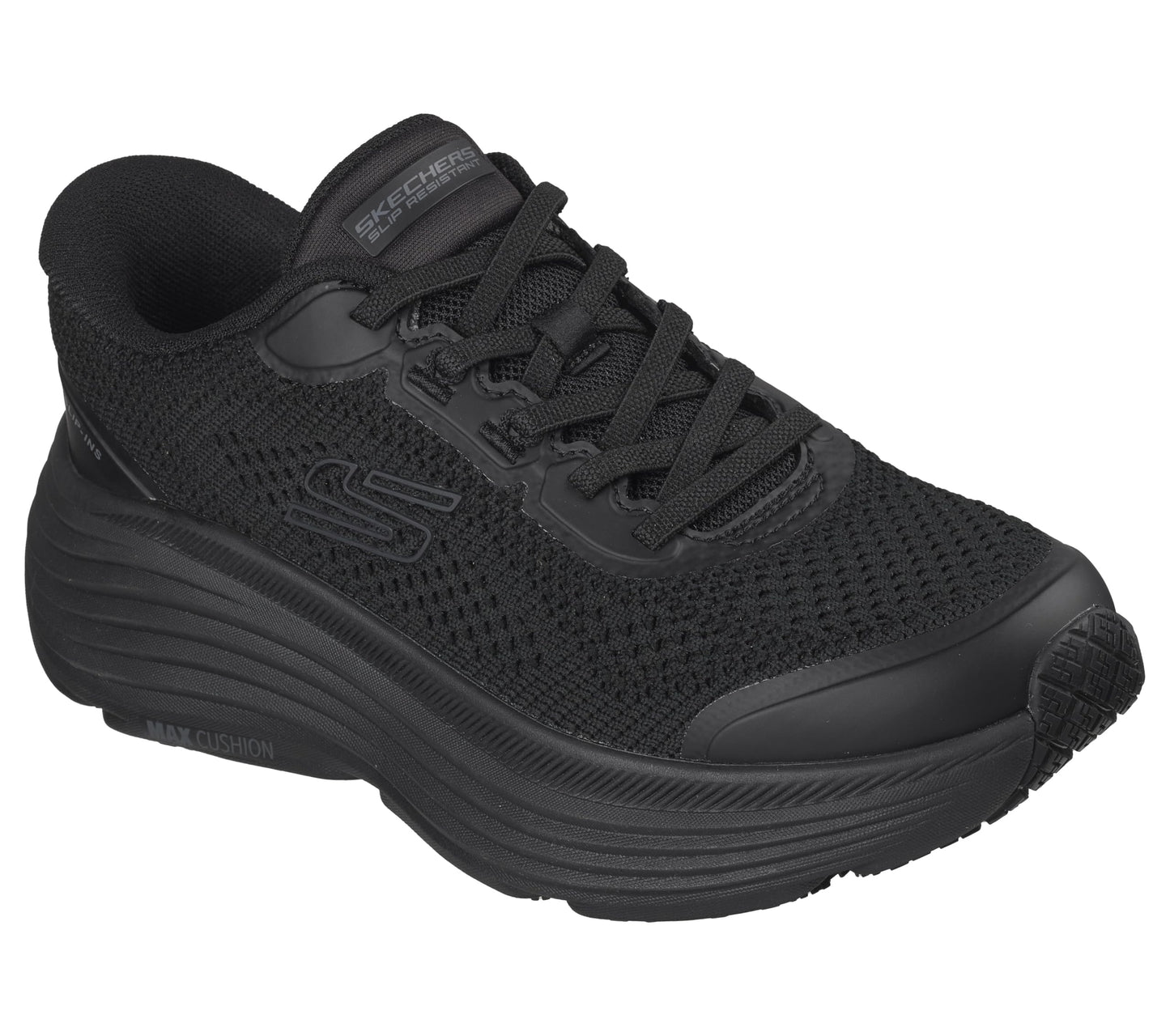 Skechers Men's Knit Bungee Max Cushioning Endeavour Sr Hands Free Slip Ins